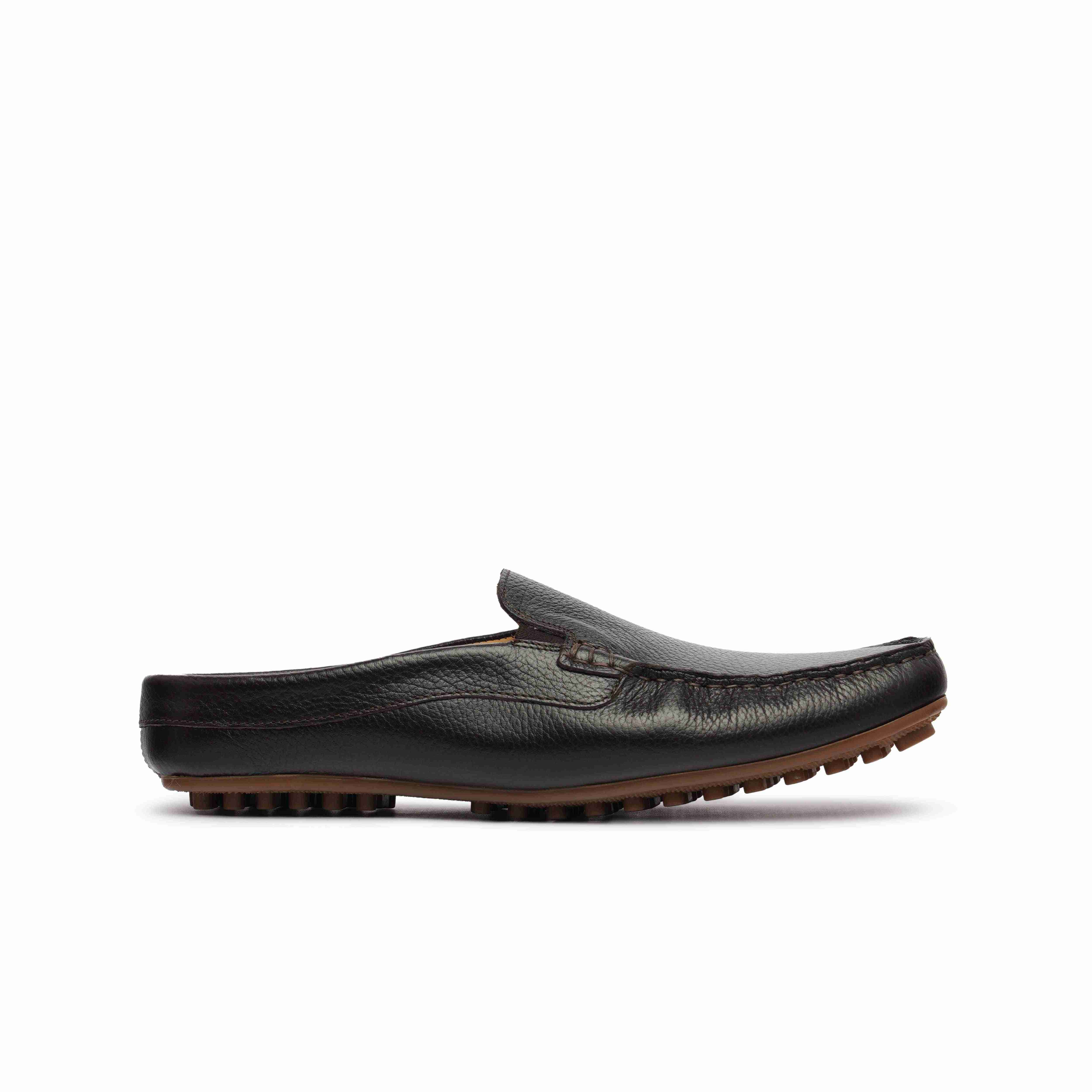 The Seti Ruosh Men Brown Soft Leather Mule