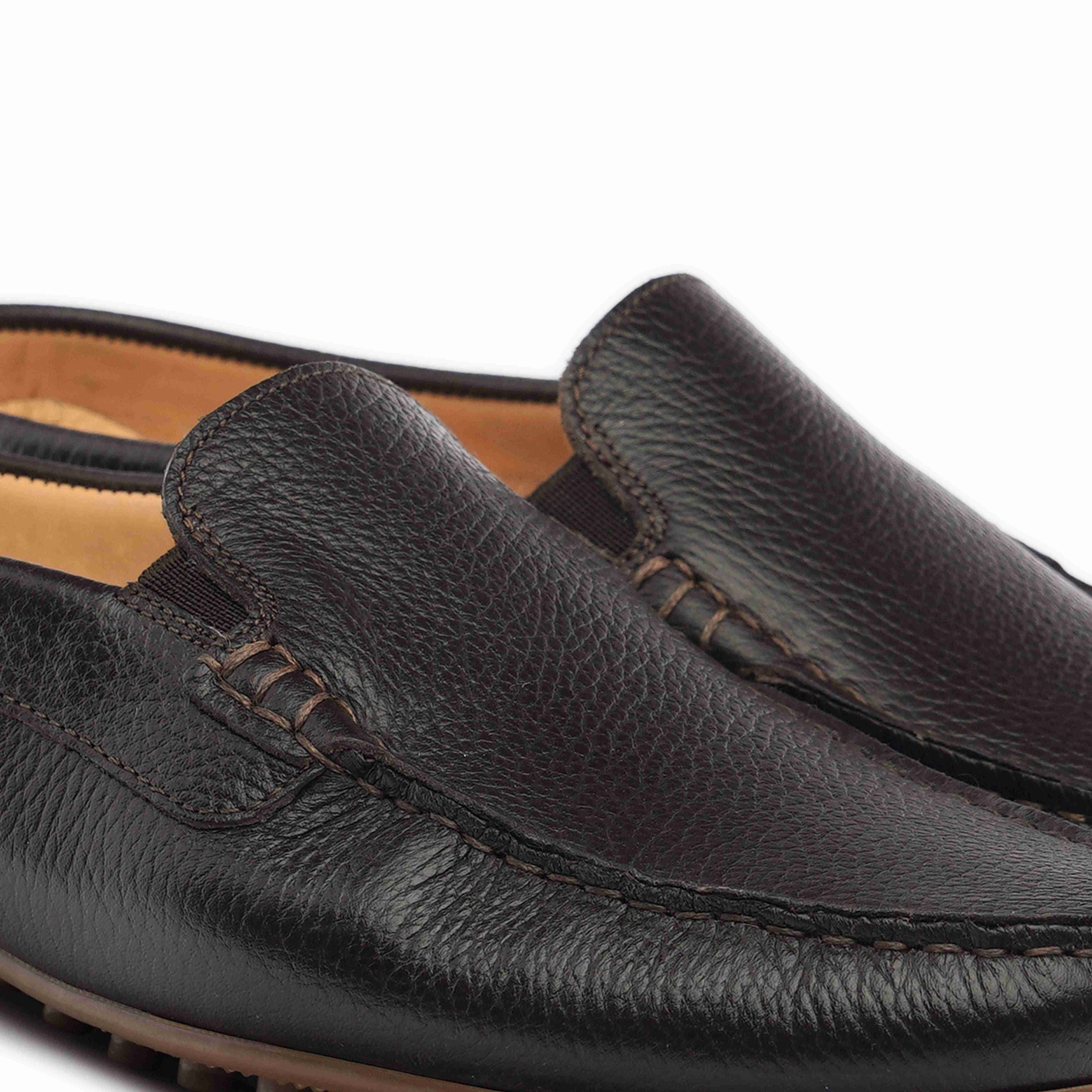 The Seti Ruosh Men Brown Soft Leather Mule
