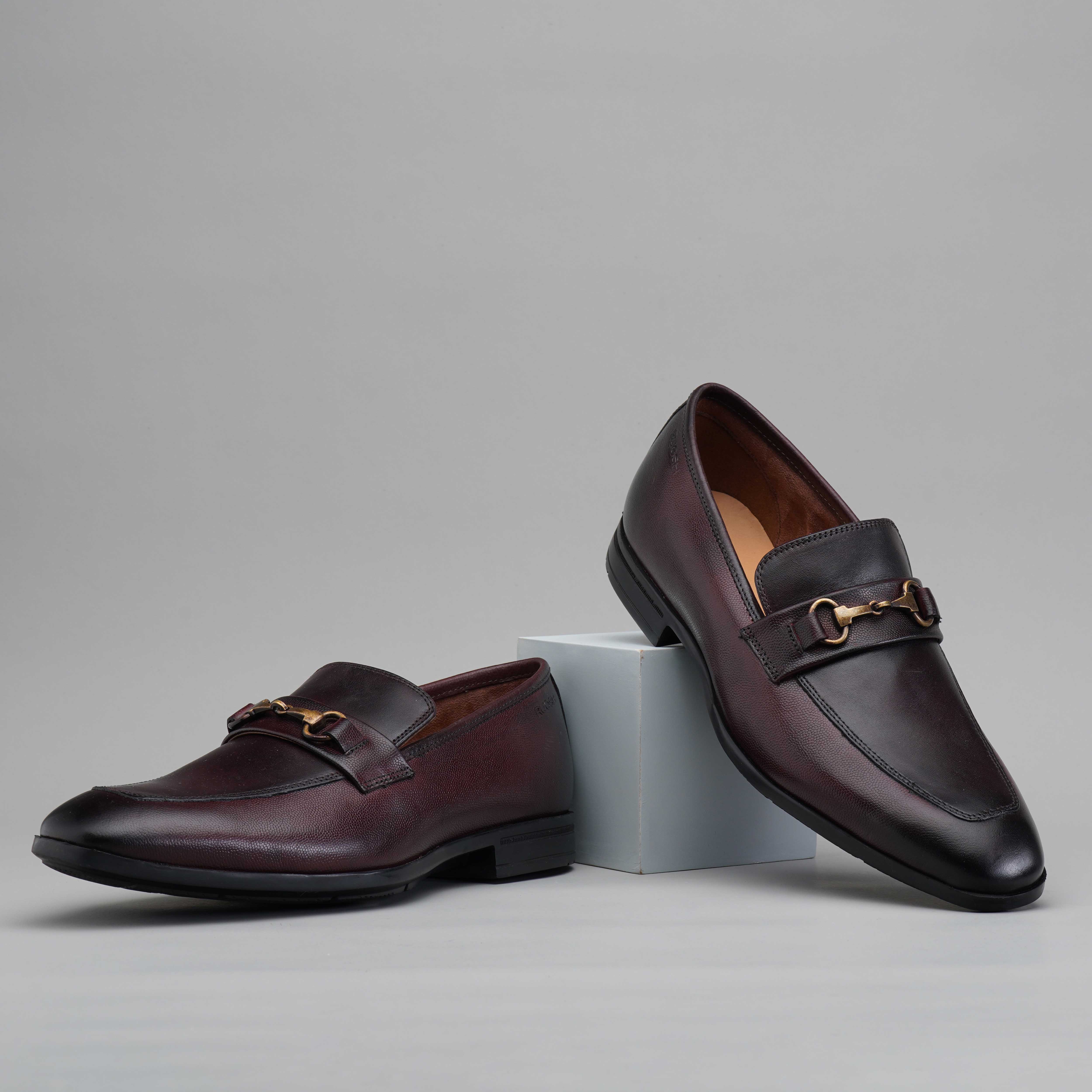 The Cameroon Ruosh Men Burgundy Formal Bit Loafer