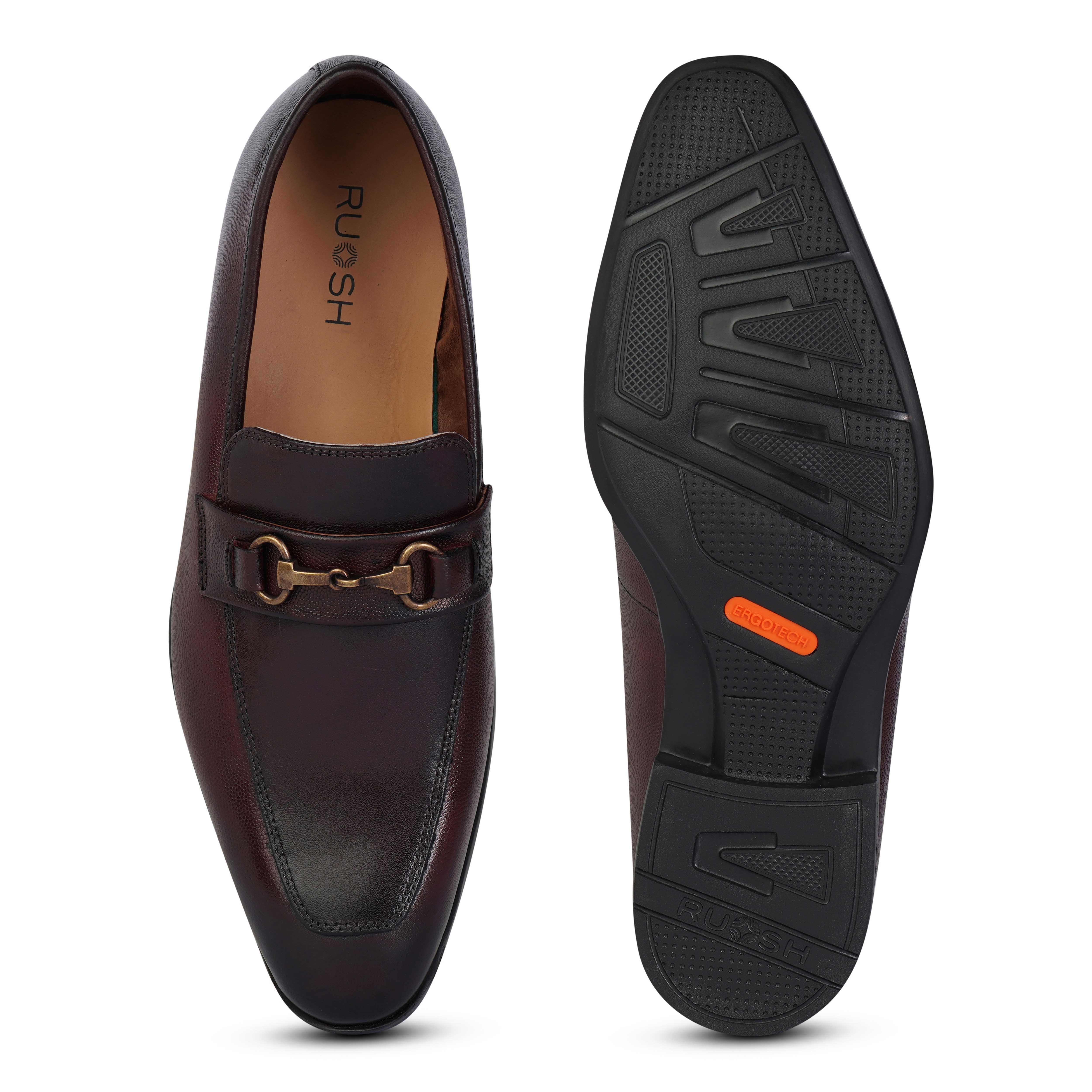 The Cameroon Ruosh Men Burgundy Formal Bit Loafer