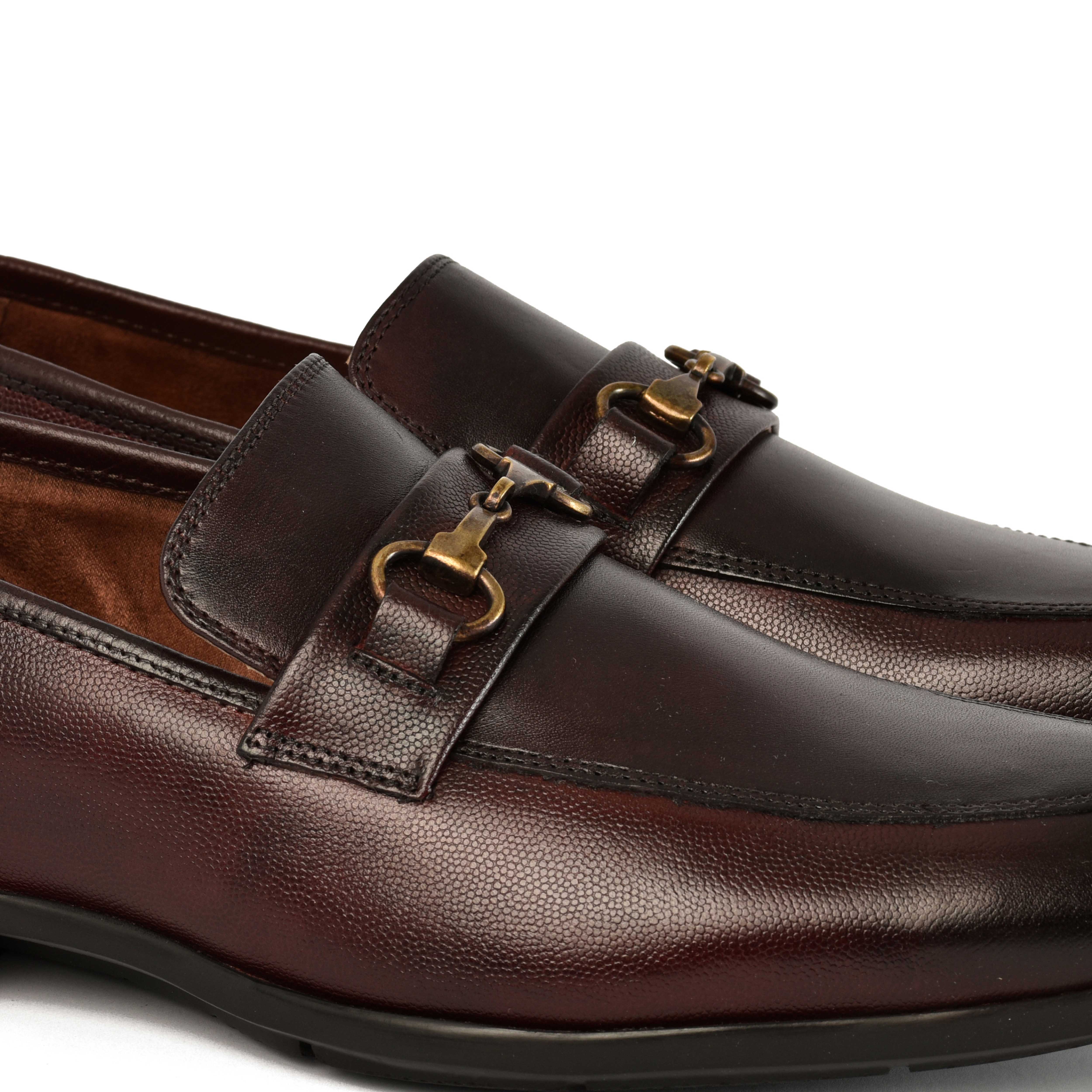 The Cameroon Ruosh Men Burgundy Formal Bit Loafer