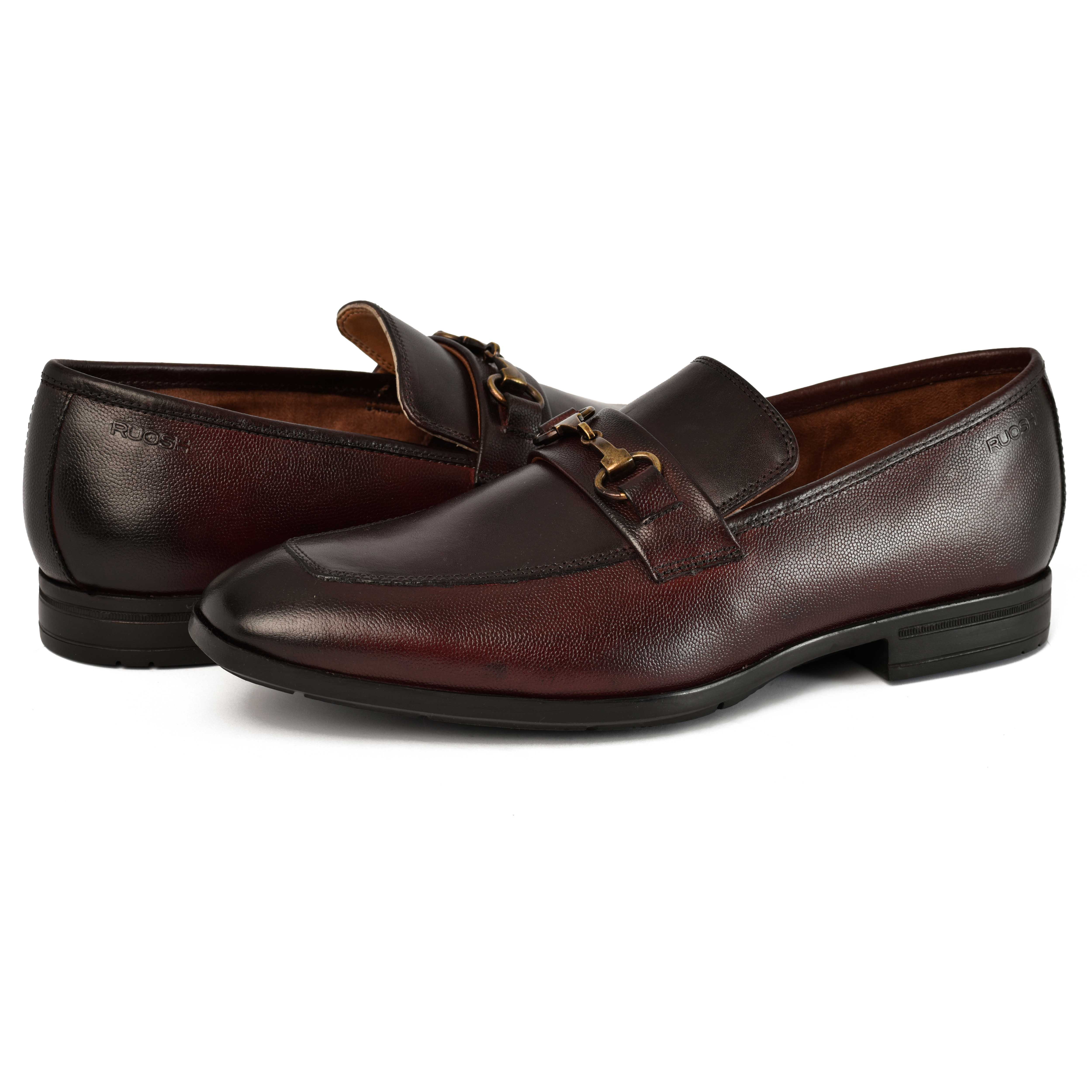The Cameroon Ruosh Men Burgundy Formal Bit Loafer
