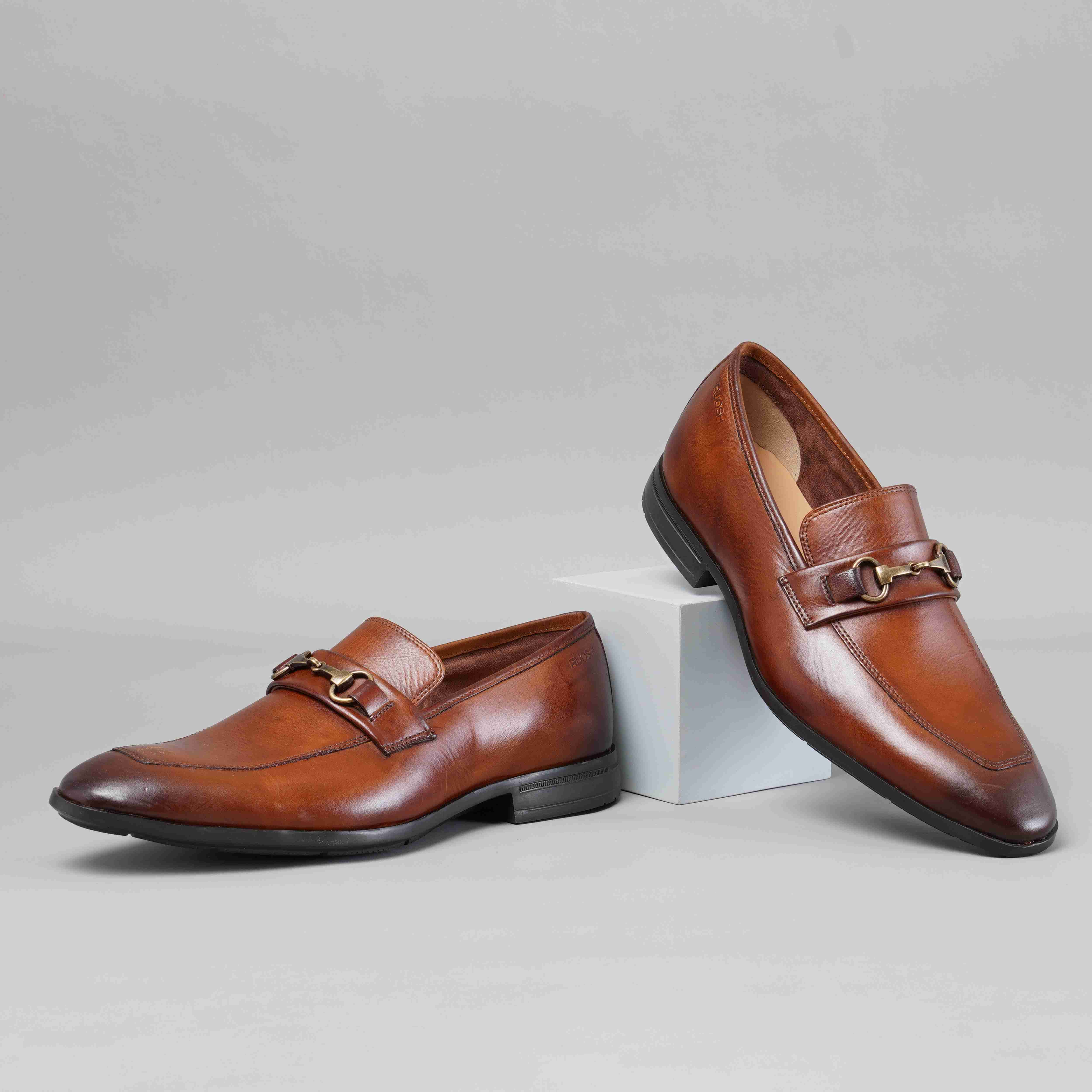 Ruosh Mens Footwear Work Slip On Formal