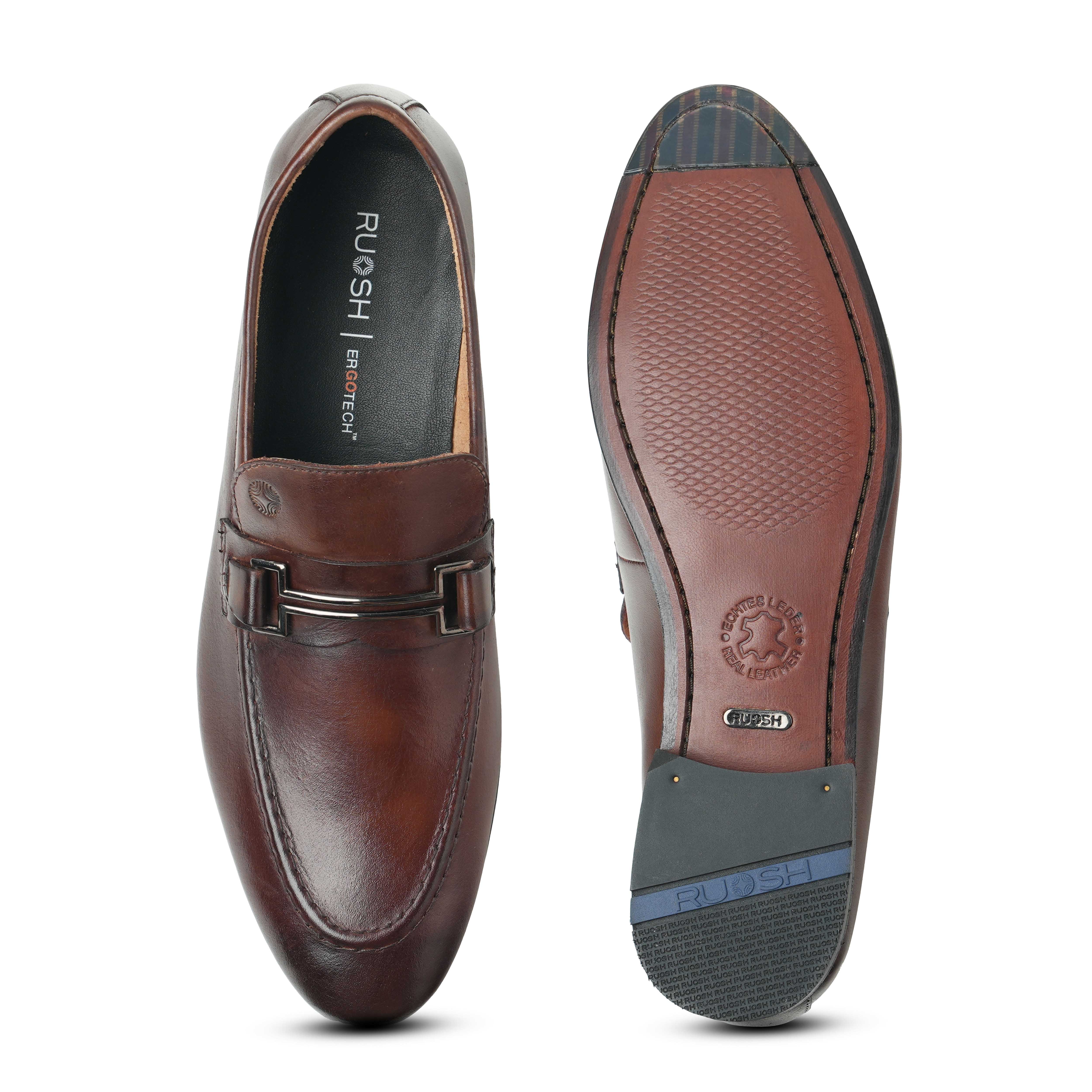 The Paul Ruosh Men Grey Formal Slip-On