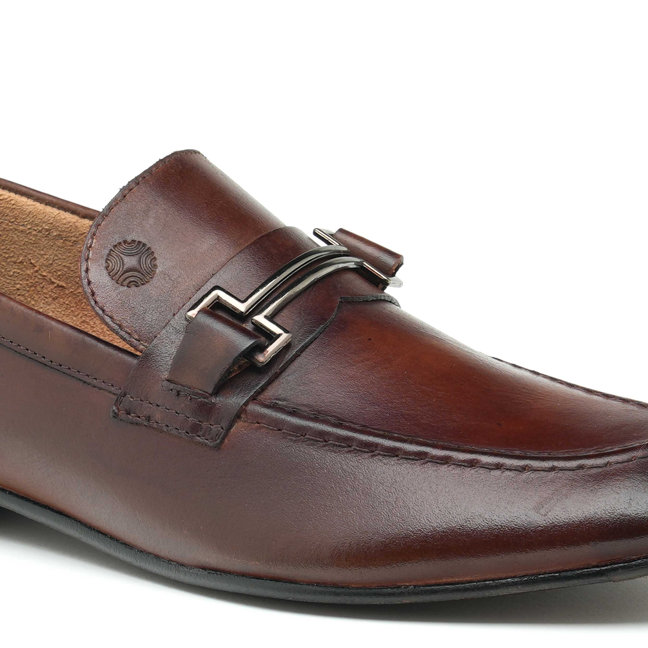 The Paul Ruosh Men Grey Formal Slip-On