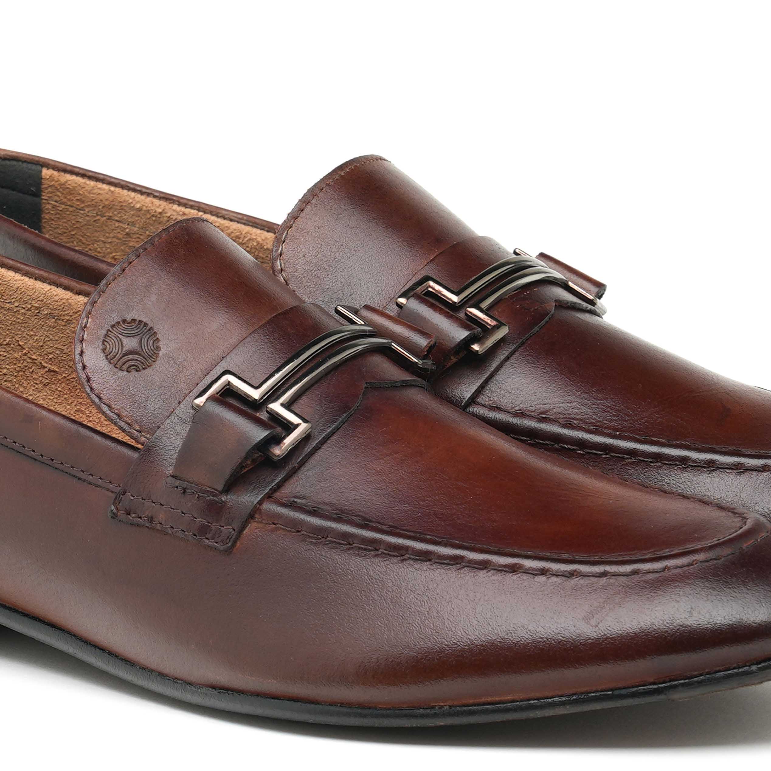 The Paul Ruosh Men Grey Formal Slip-On