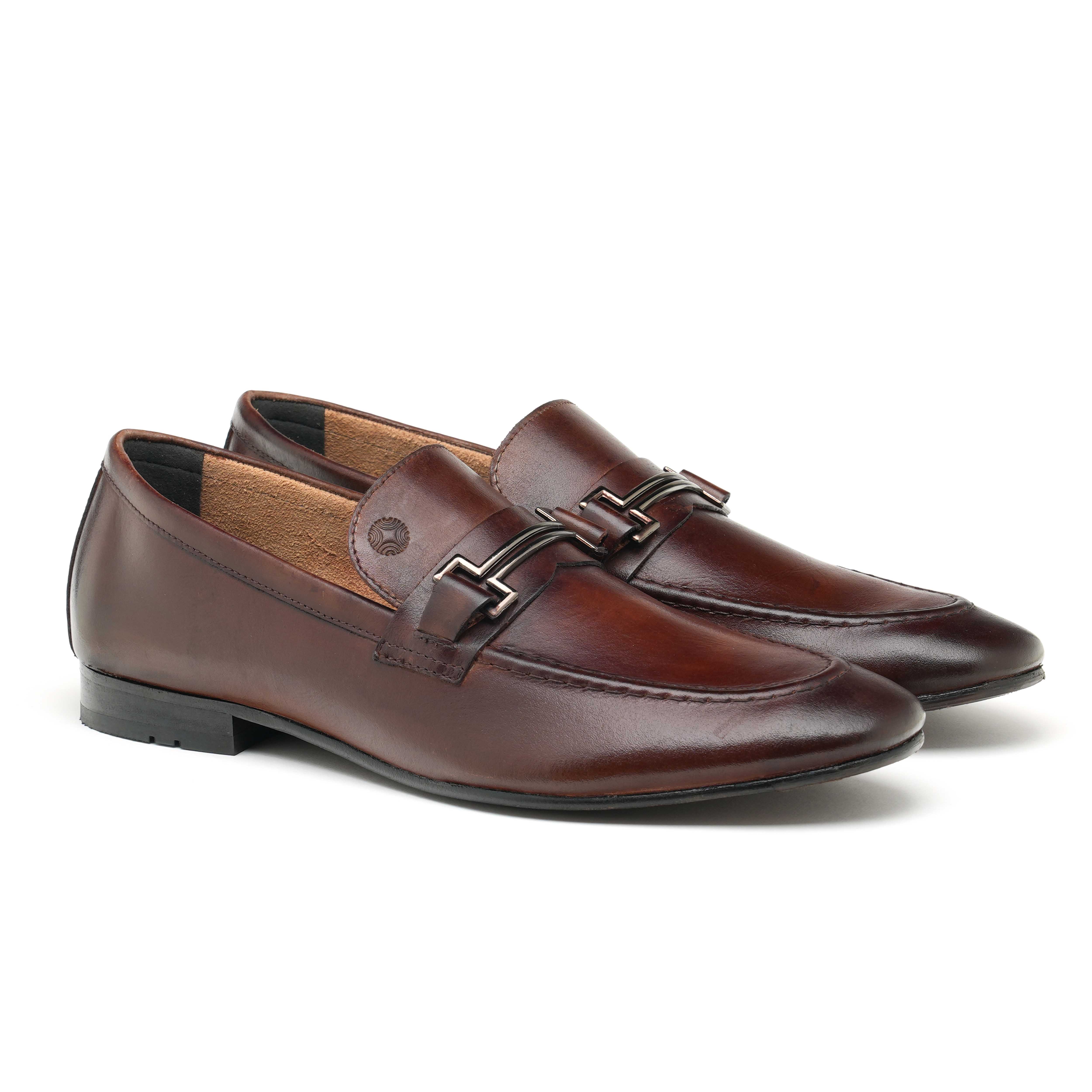The Paul Ruosh Men Grey Formal Slip-On