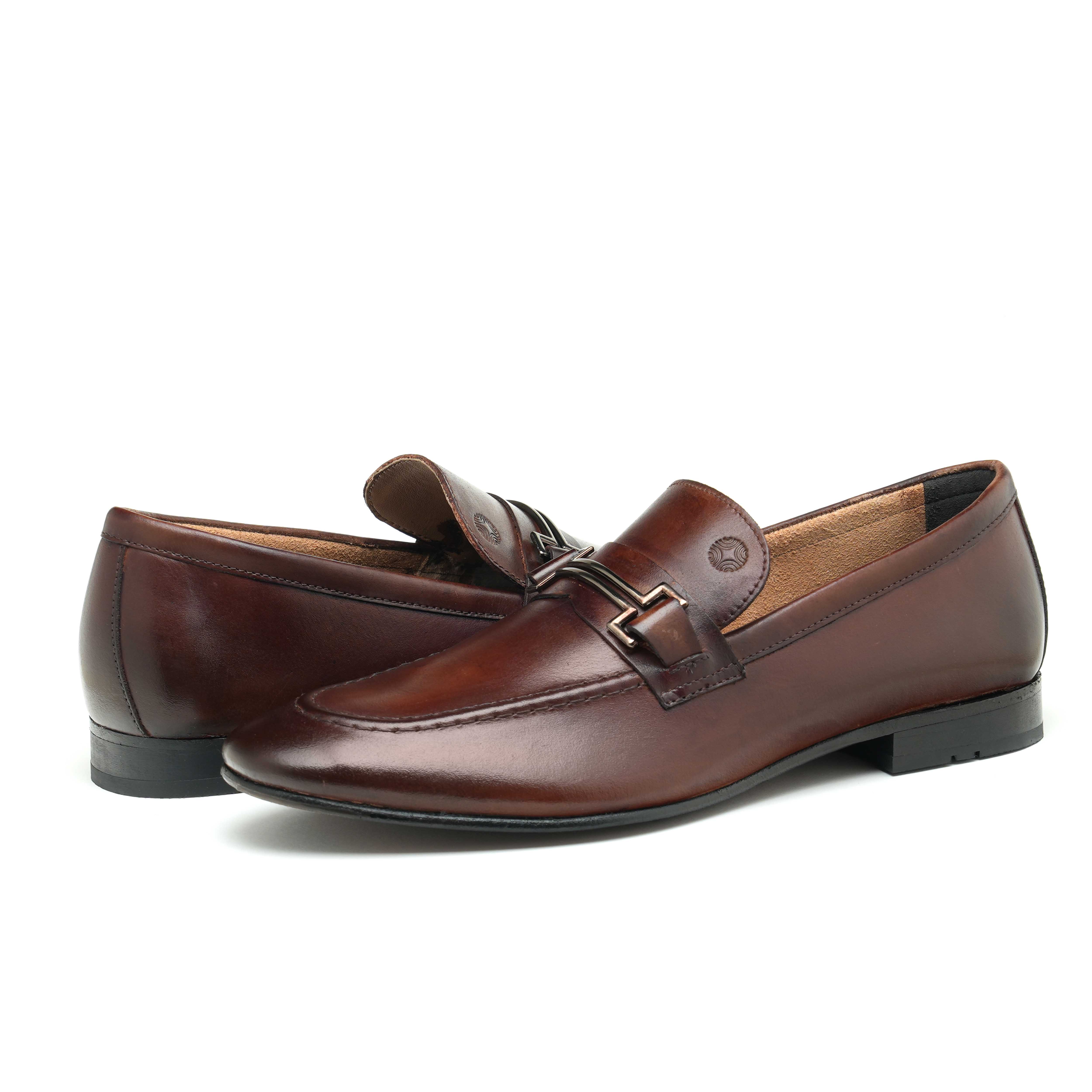 The Paul Ruosh Men Grey Formal Slip-On
