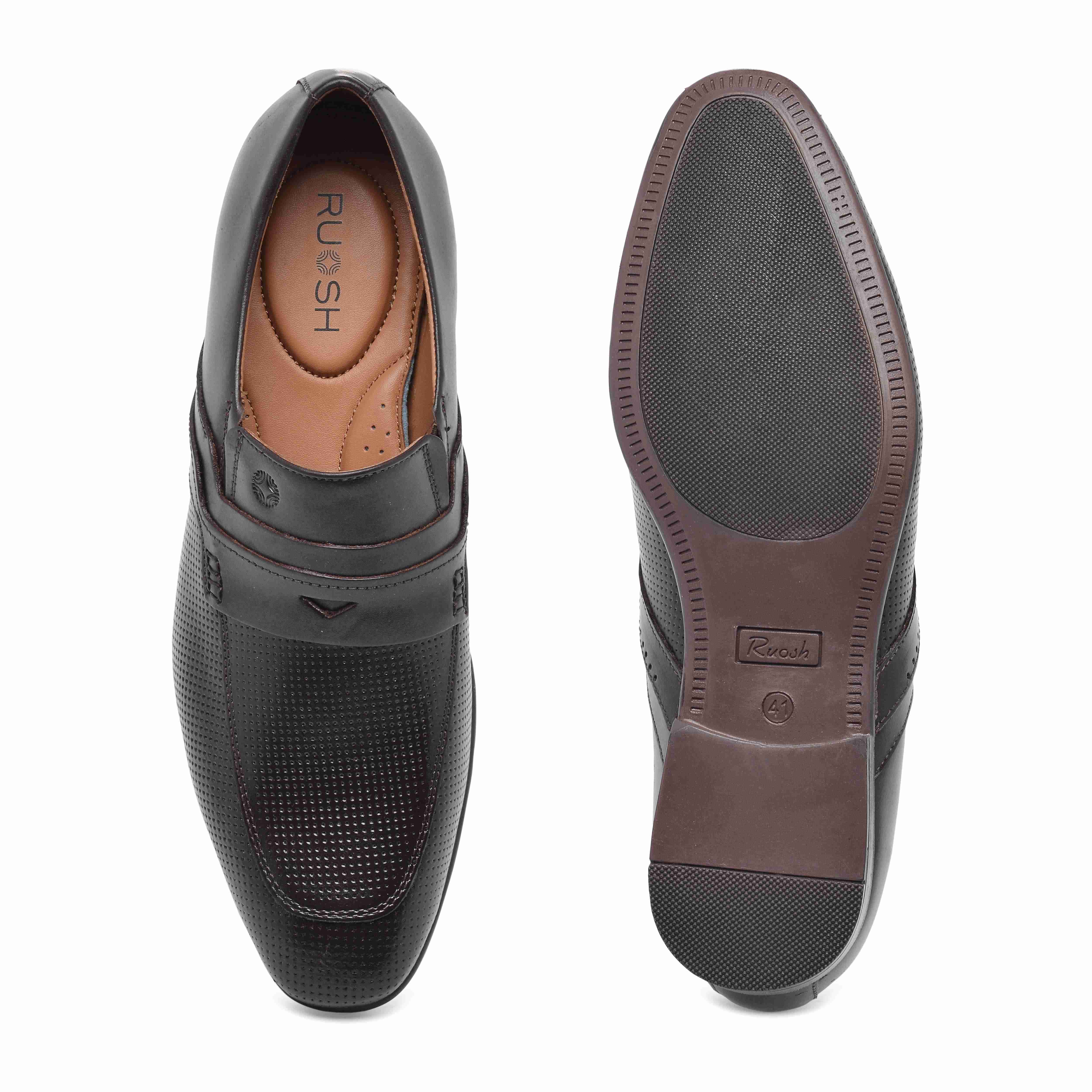 The Mattia Ruosh Men Brown Formal Slip-On