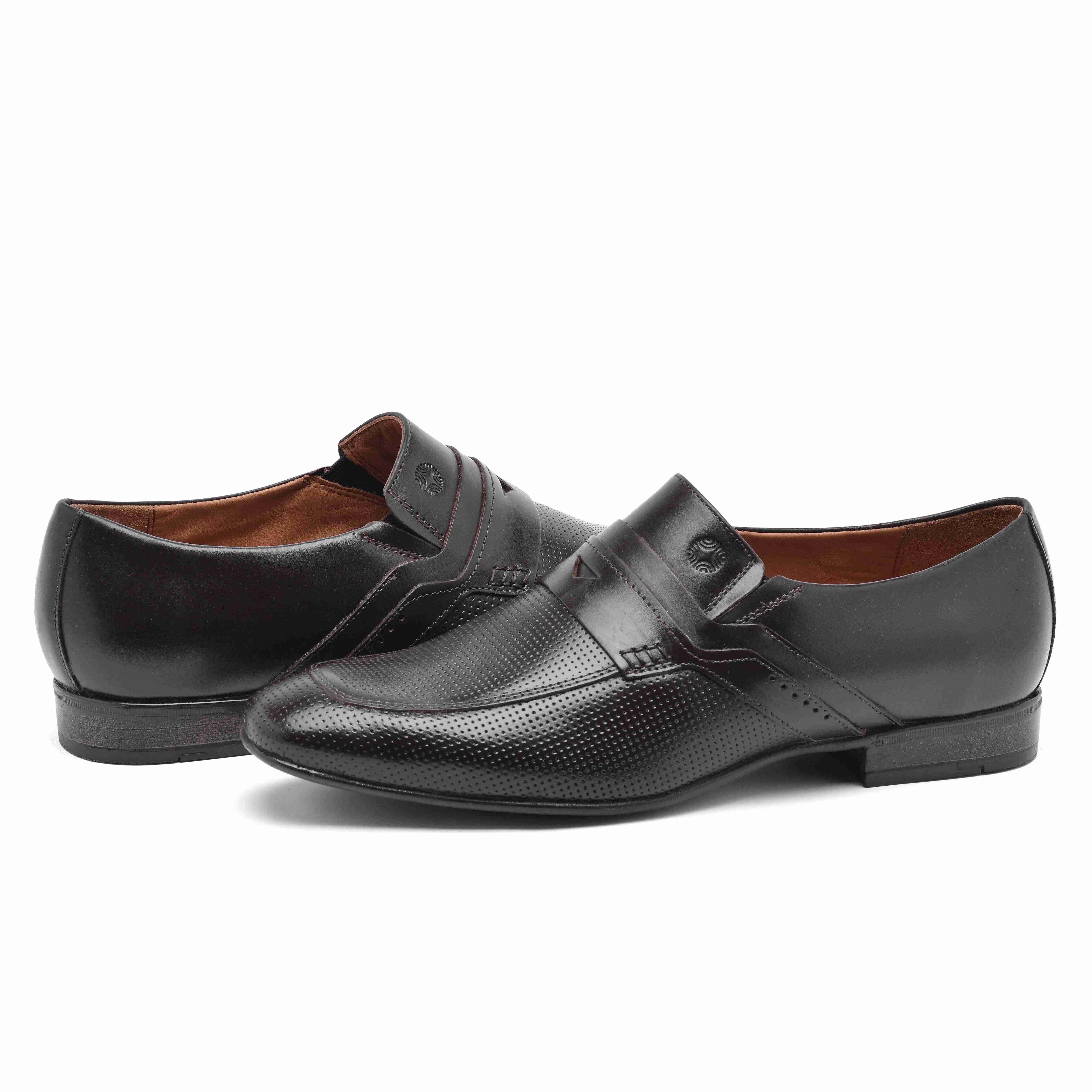 The Mattia Ruosh Men Brown Formal Slip-On