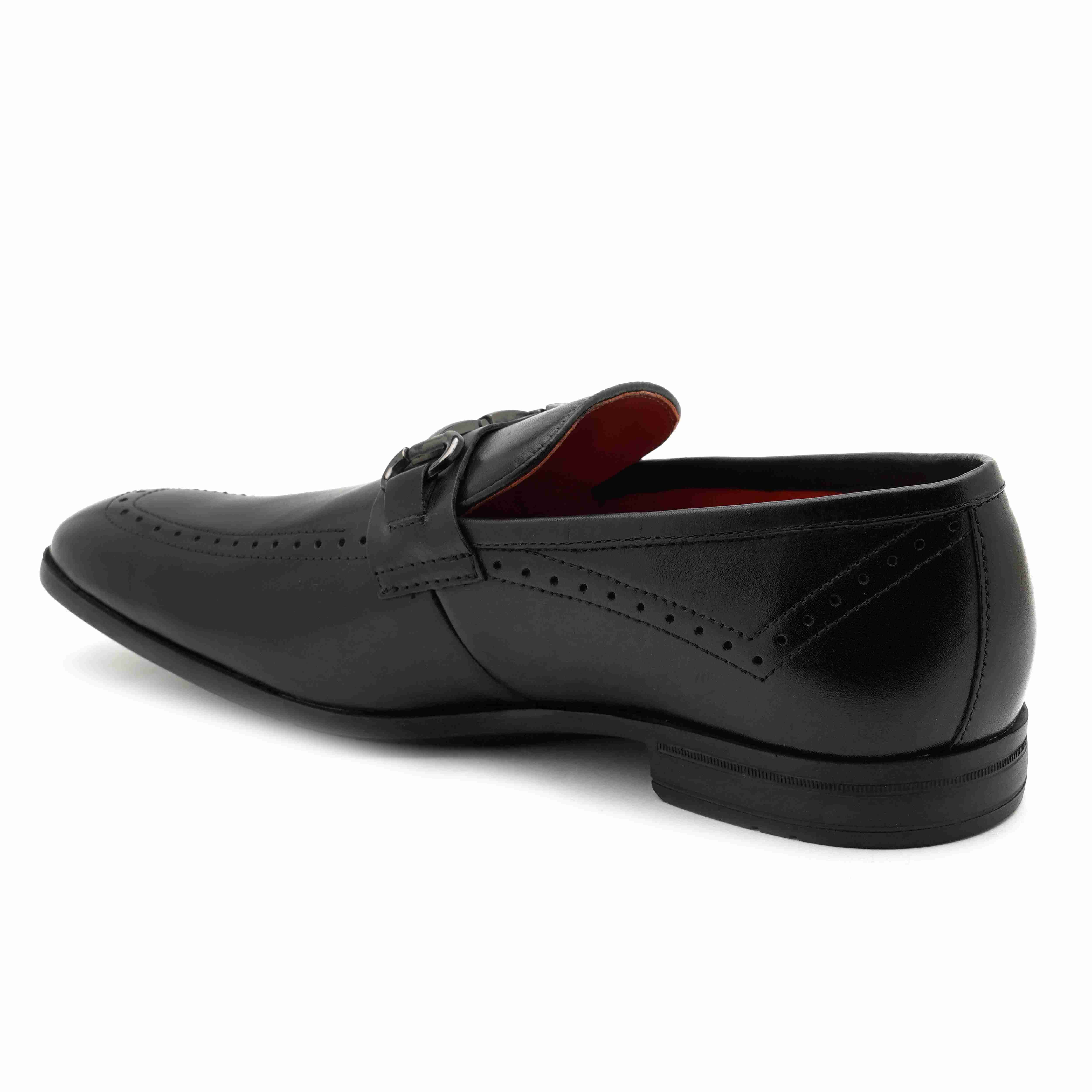 The Bordan Ruosh Men Black Occasion Slip-On