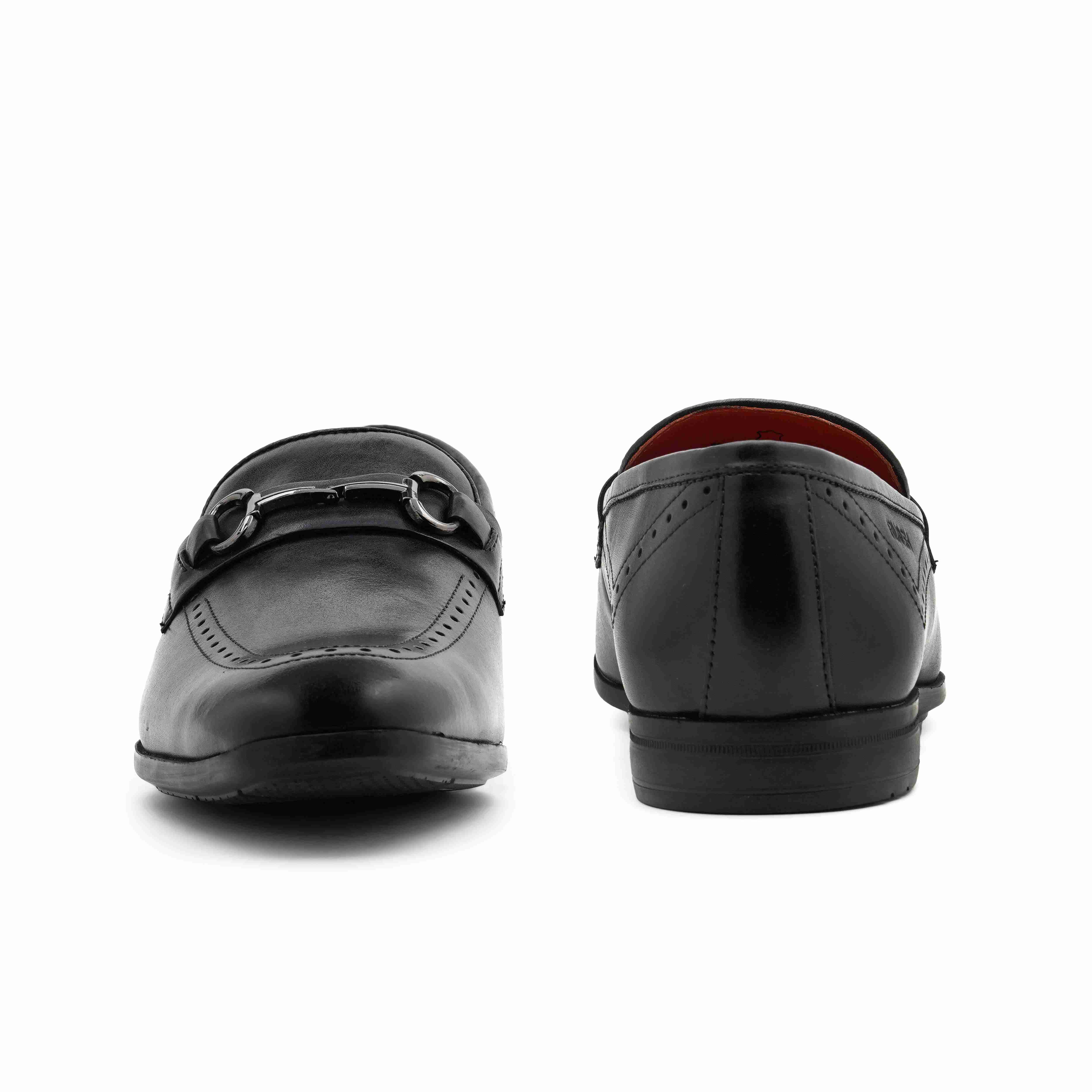 The Bordan Ruosh Men Black Occasion Slip-On
