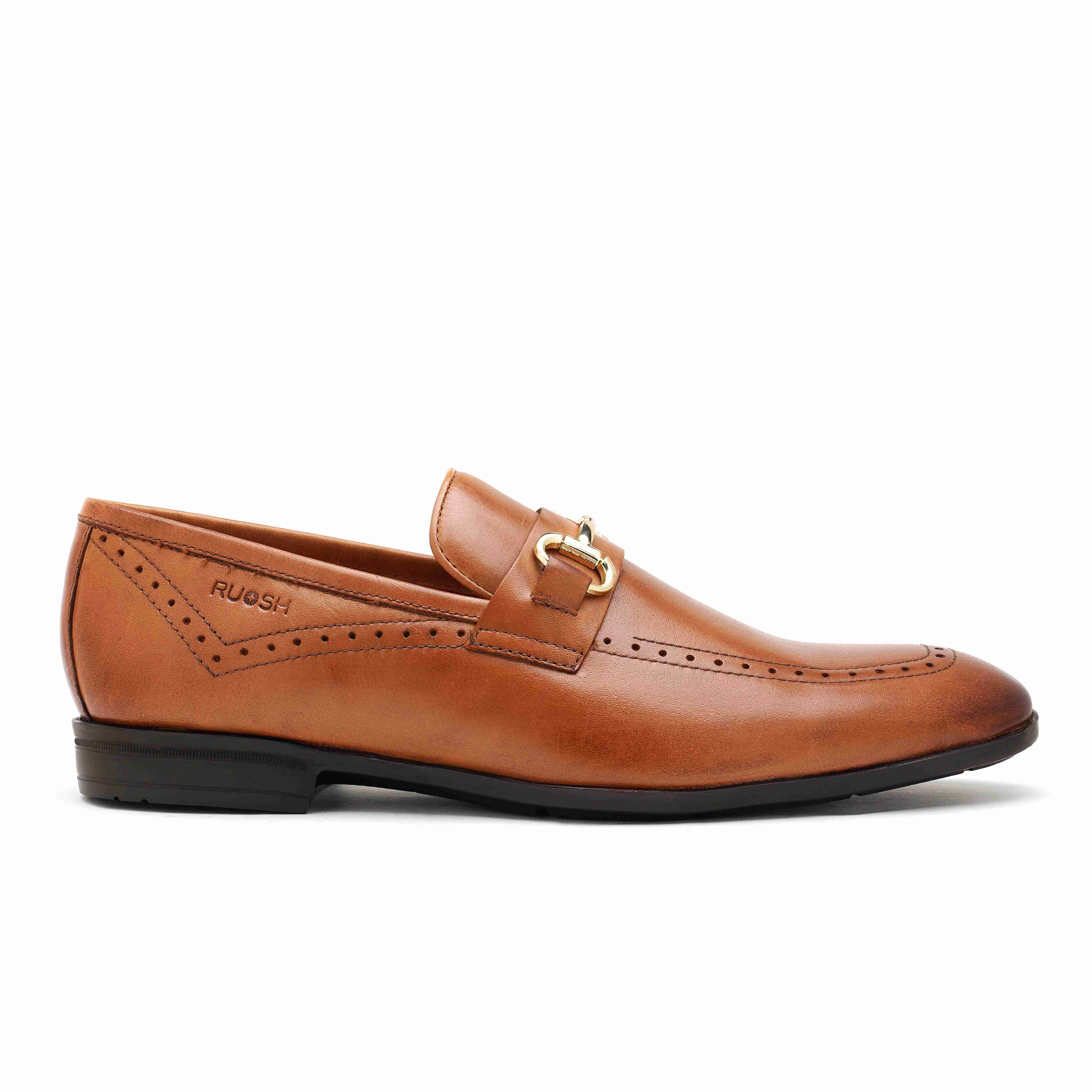 The Bordan Ruosh Men Tan Occasion Slip-On