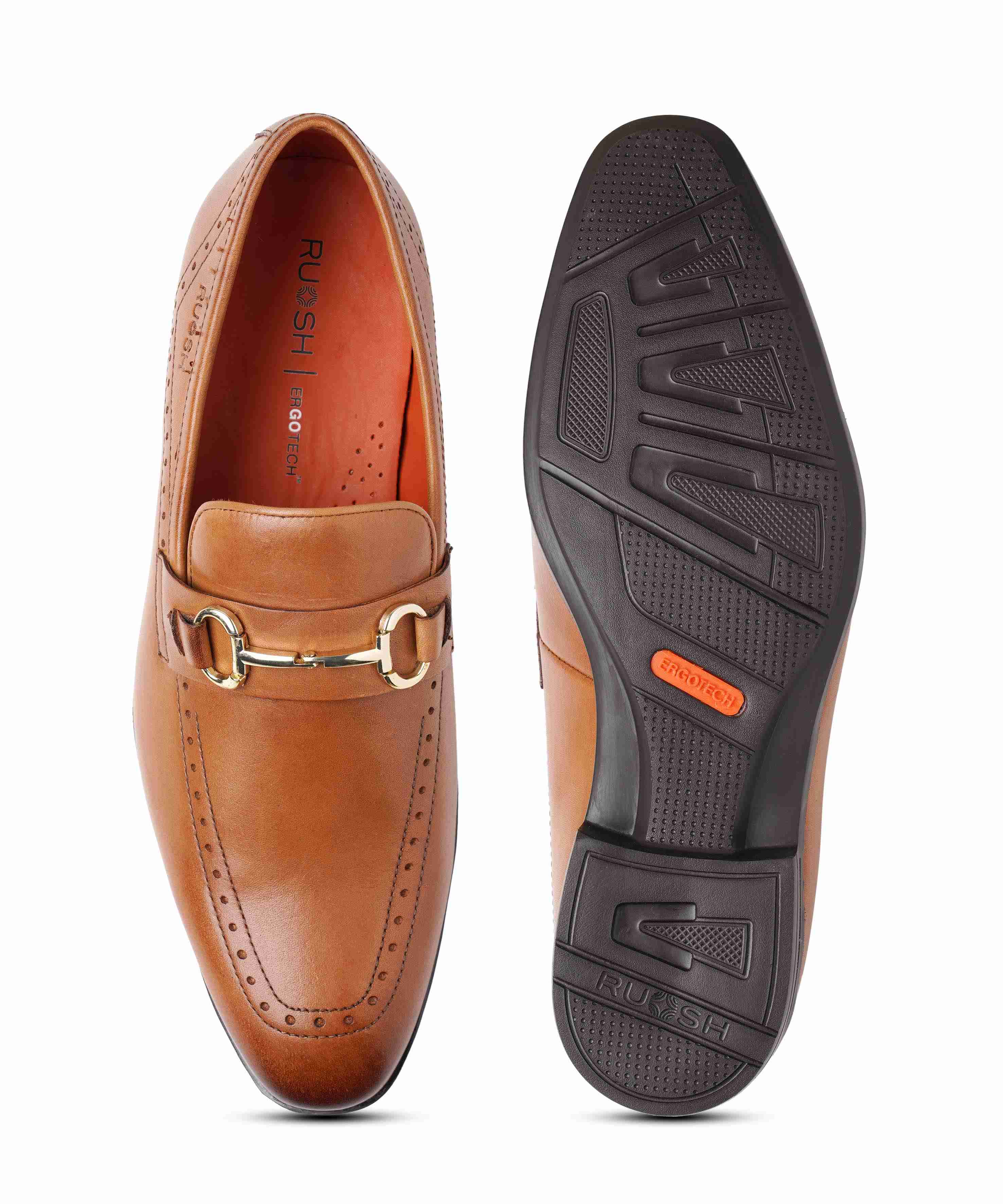 The Bordan Ruosh Men Tan Occasion Slip-On