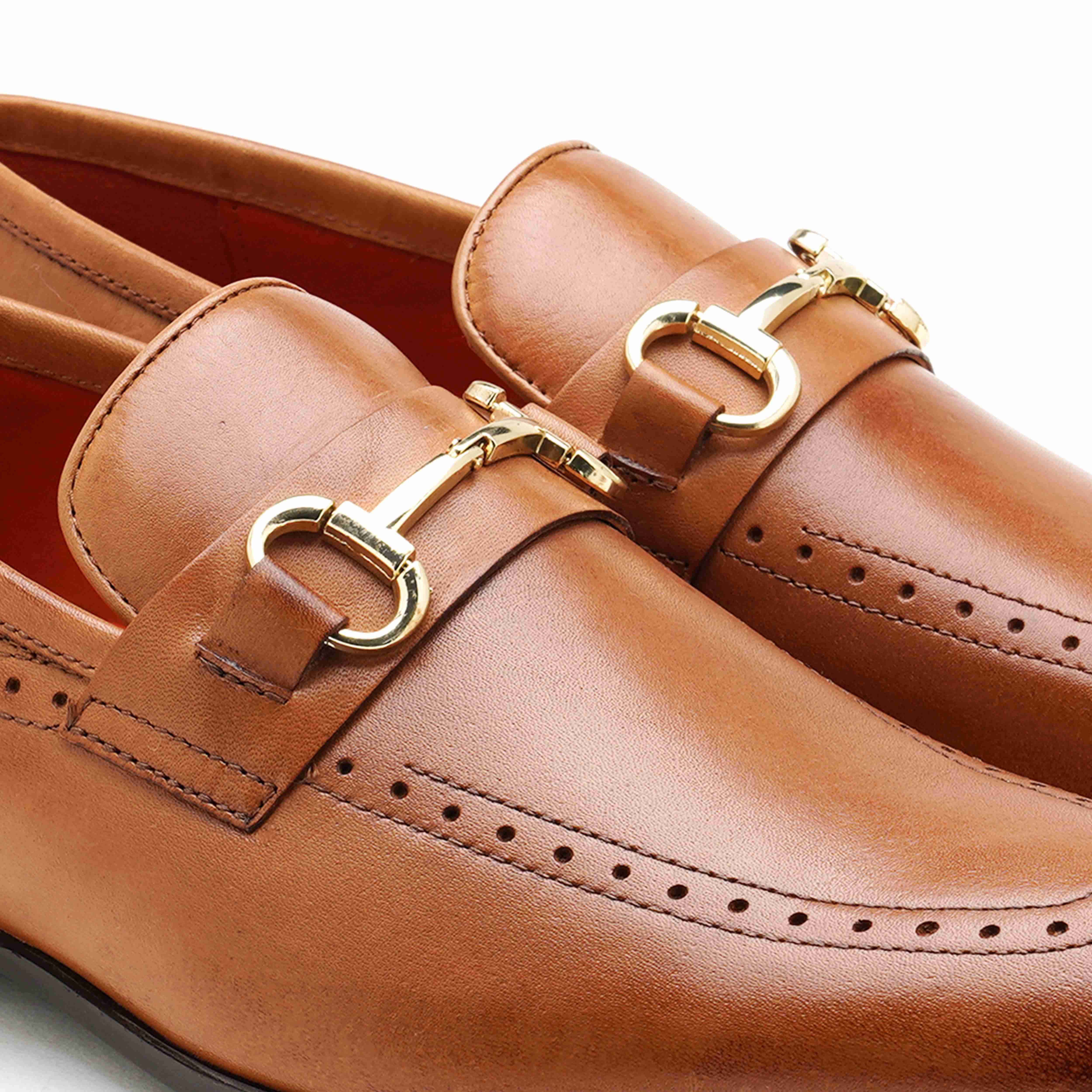 The Bordan Ruosh Men Tan Occasion Slip-On