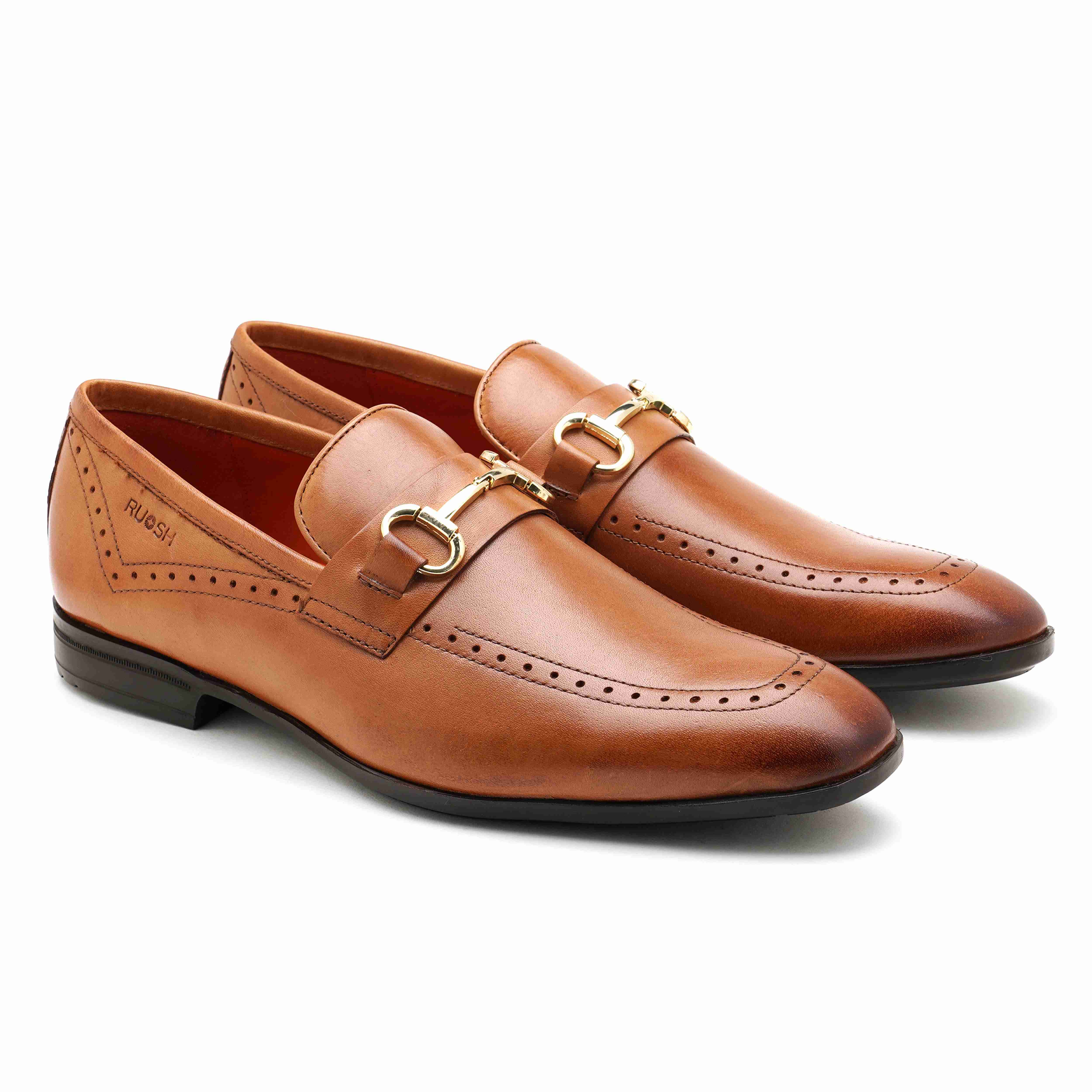 The Bordan Ruosh Men Tan Occasion Slip-On