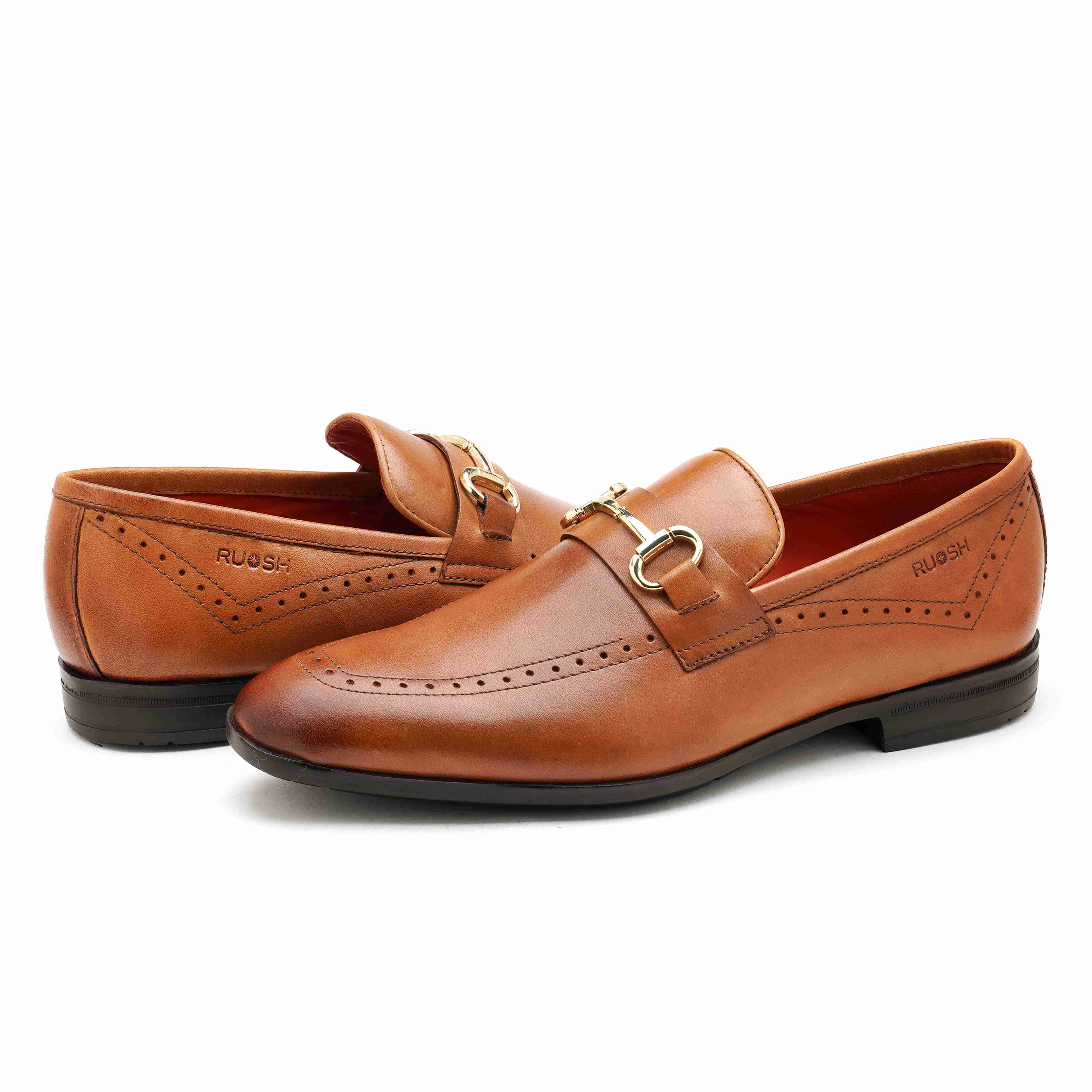 The Bordan Ruosh Men Tan Occasion Slip-On