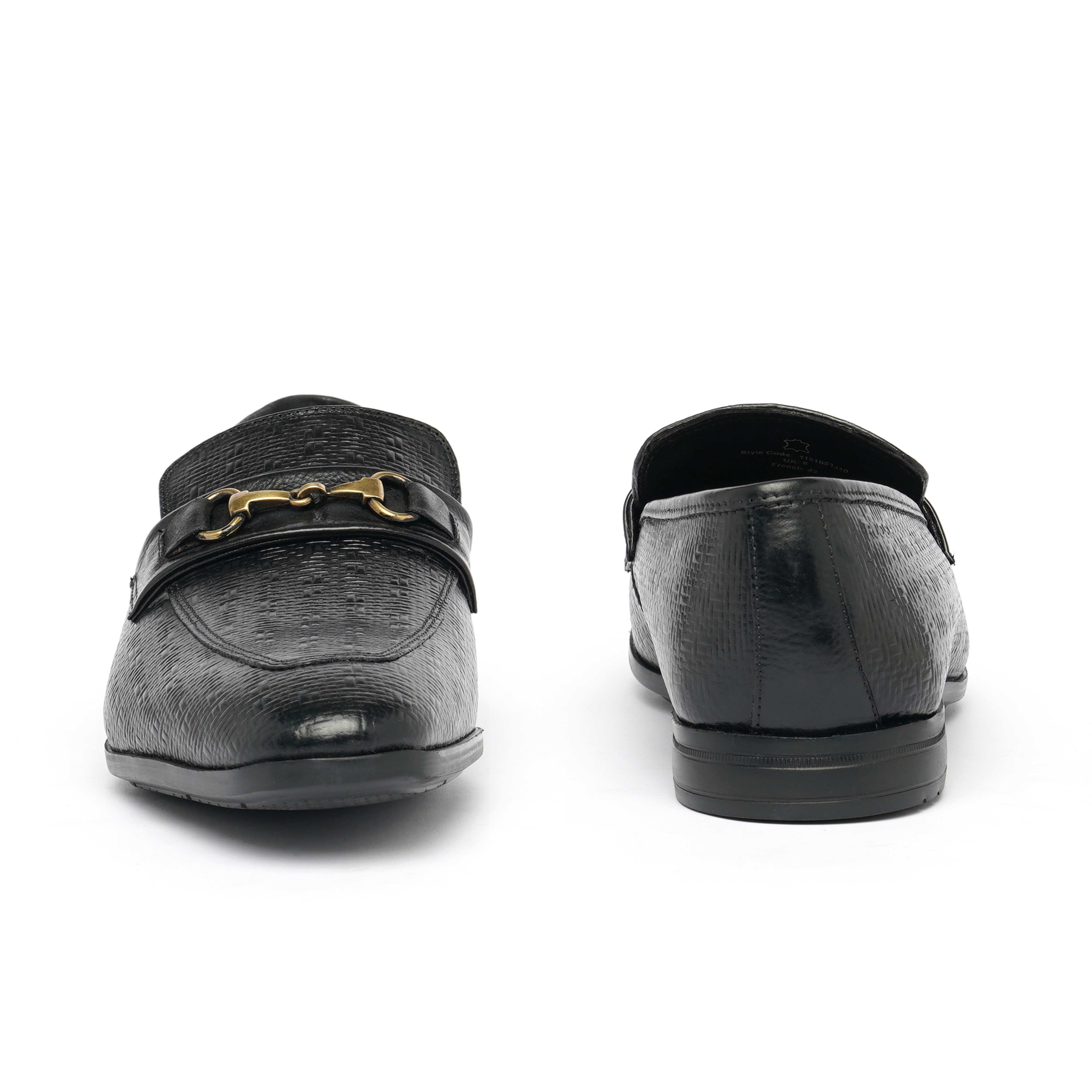The Cameroon Ruosh Men Black Formal Slip-On