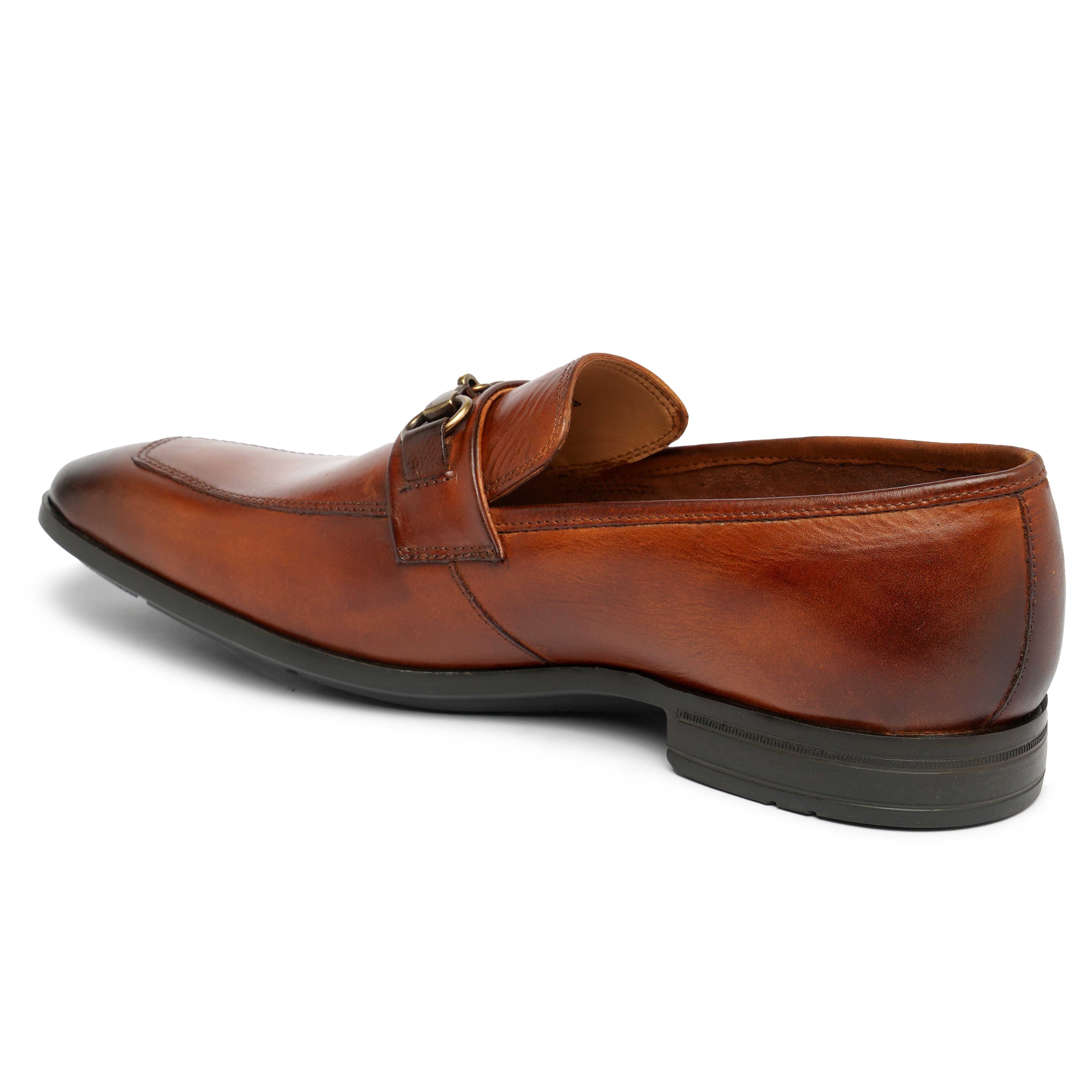 The Cameroon Ruosh Men Tan Formal Slip-On