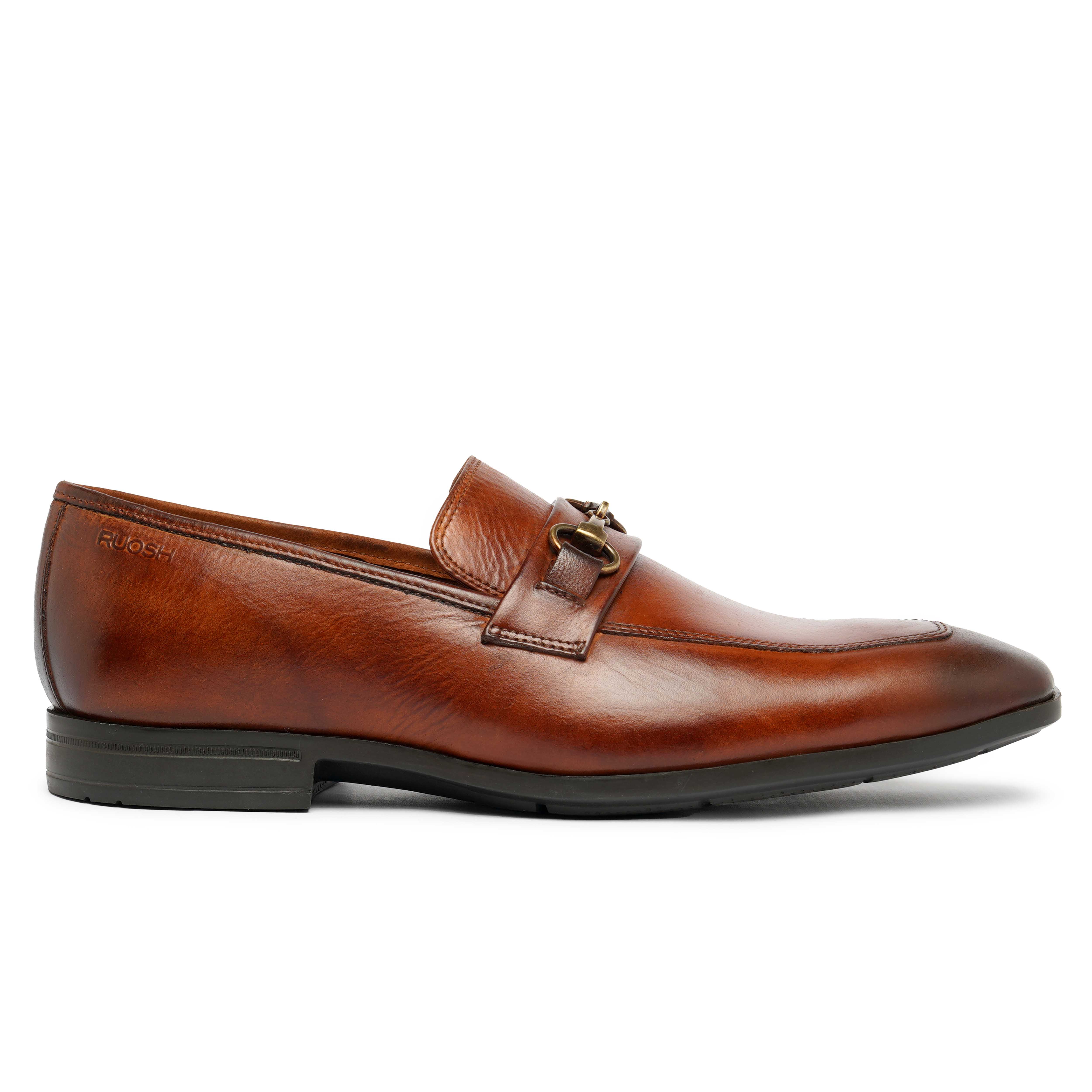 The Cameroon Ruosh Men Tan Formal Slip-On