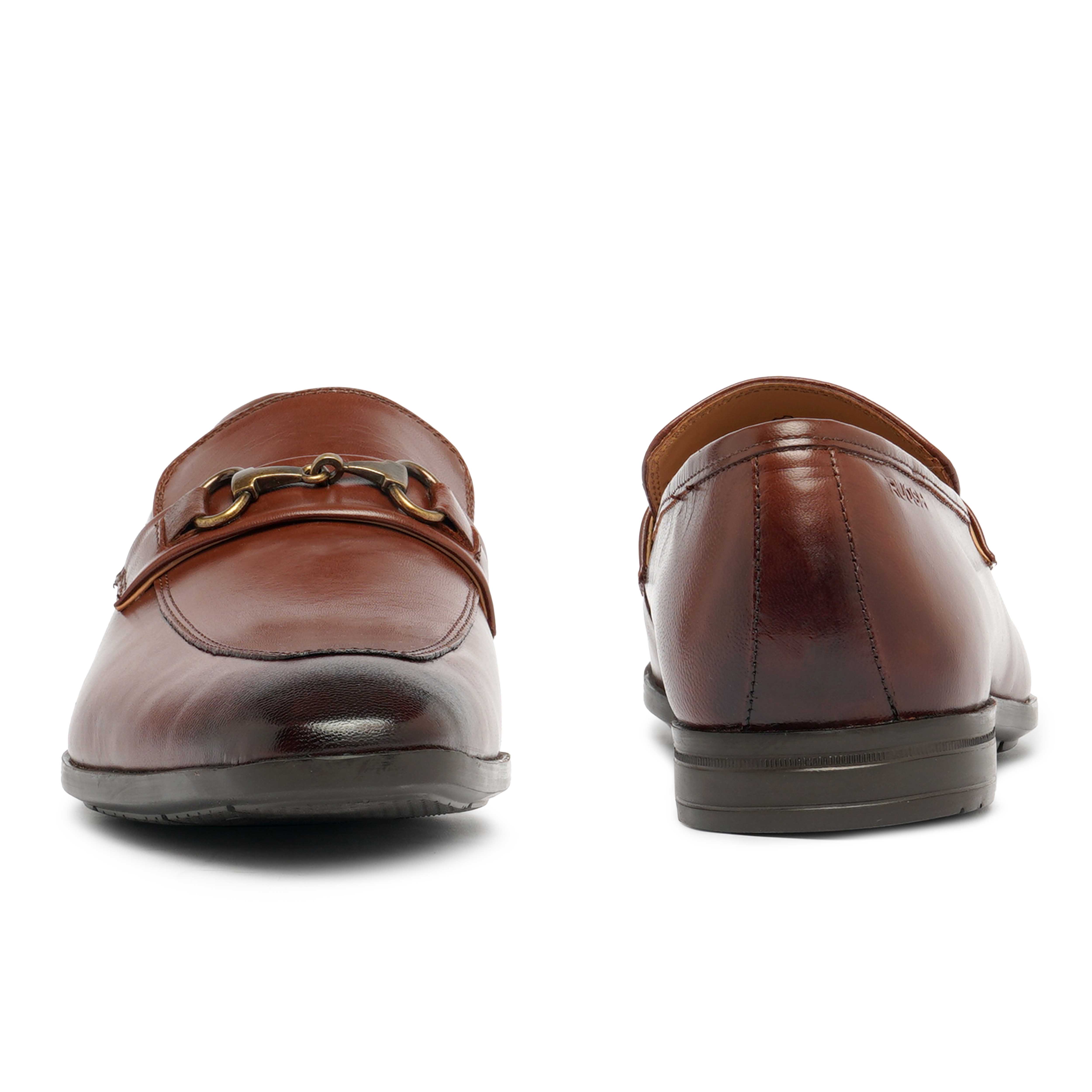 The Cameroon Ruosh Men Tan Formal Slip-On