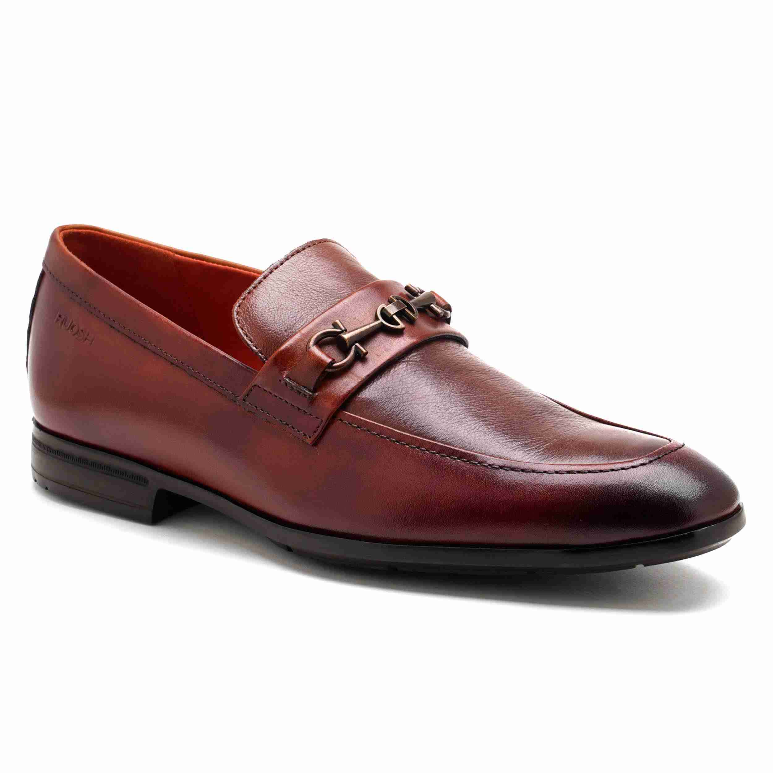 The Renzo Ruosh Men Tan Formal Slip-On
