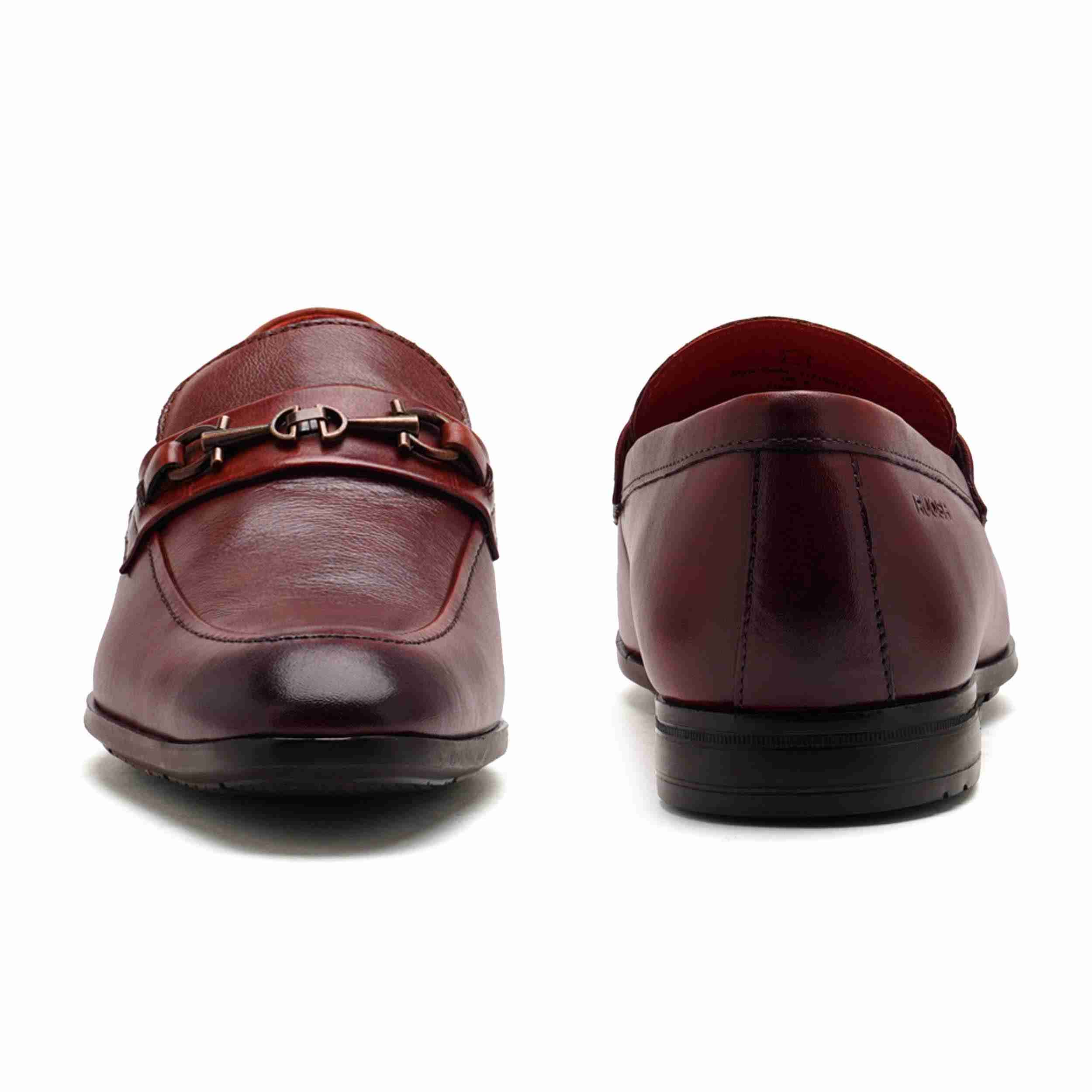 The Renzo Ruosh Men Tan Formal Slip-On
