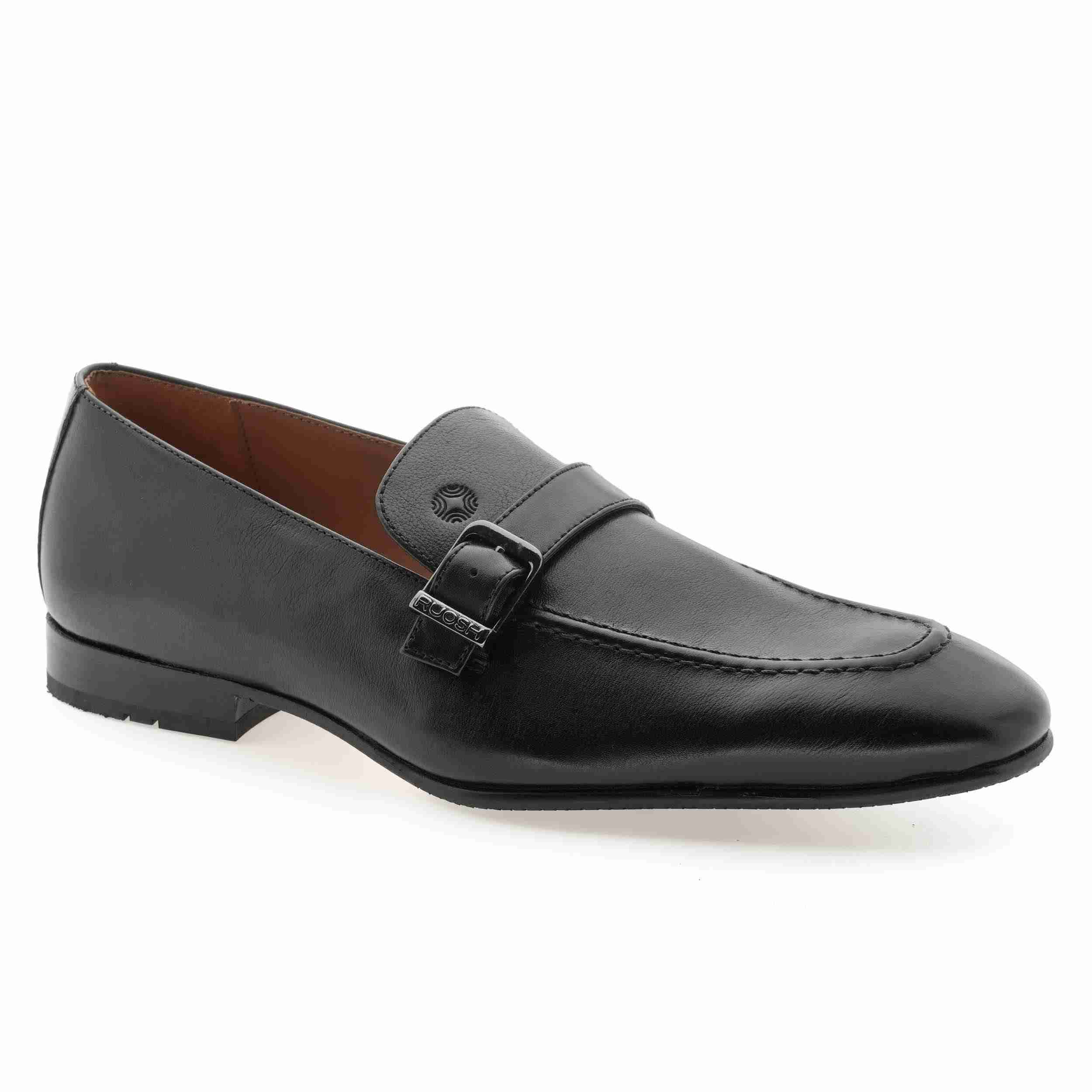 The Dante Black Men Formal Slip-On Ruosh