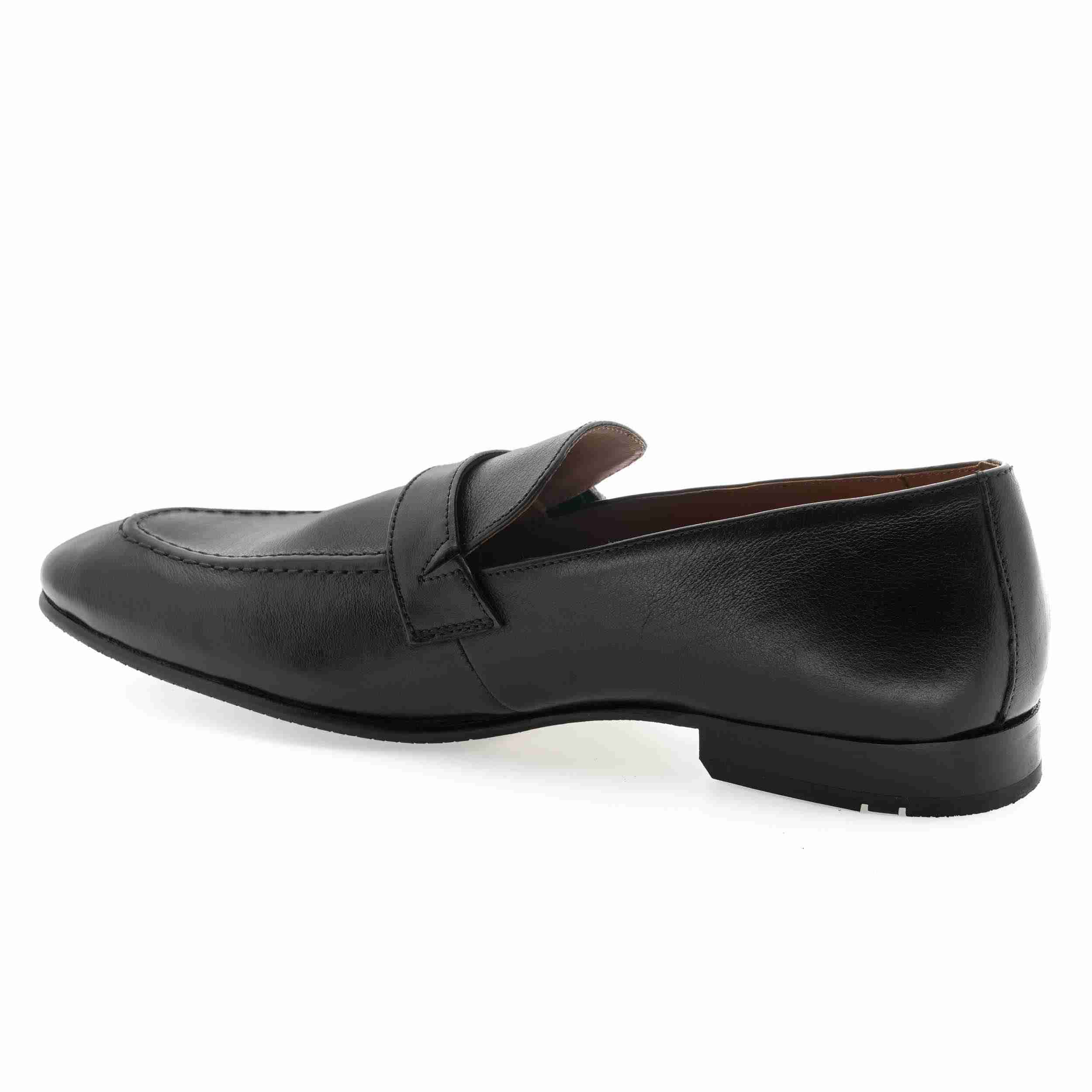The Dante Black Men Formal Slip-On Ruosh