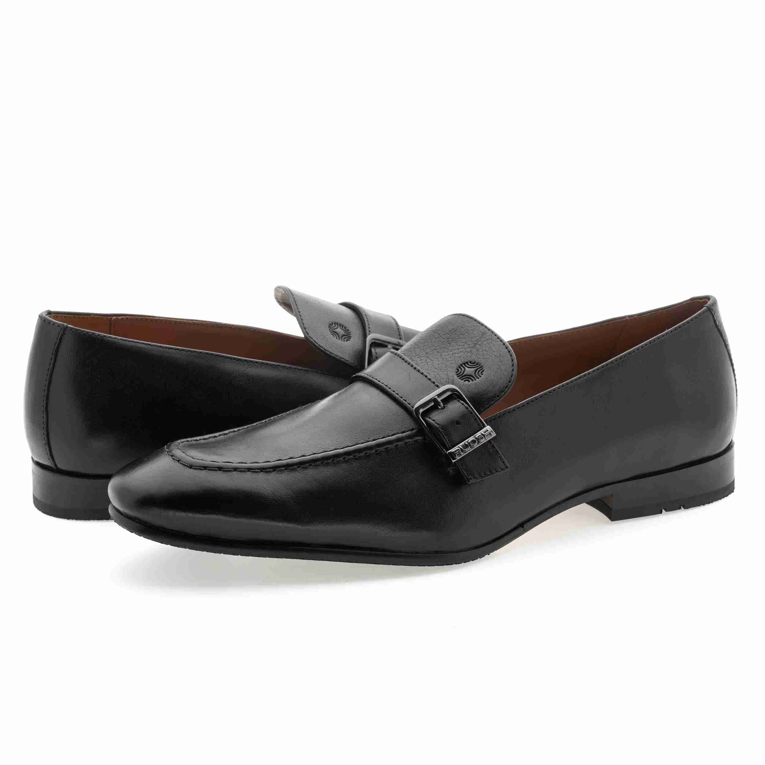 The Dante Black Men Formal Slip-On Ruosh