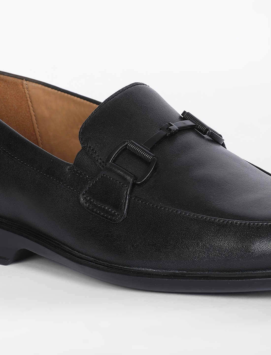 The Meson Black Men Formal Slip-On Ruosh