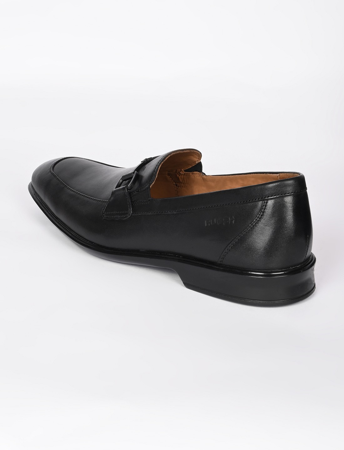 The Meson Black Men Formal Slip-On Ruosh