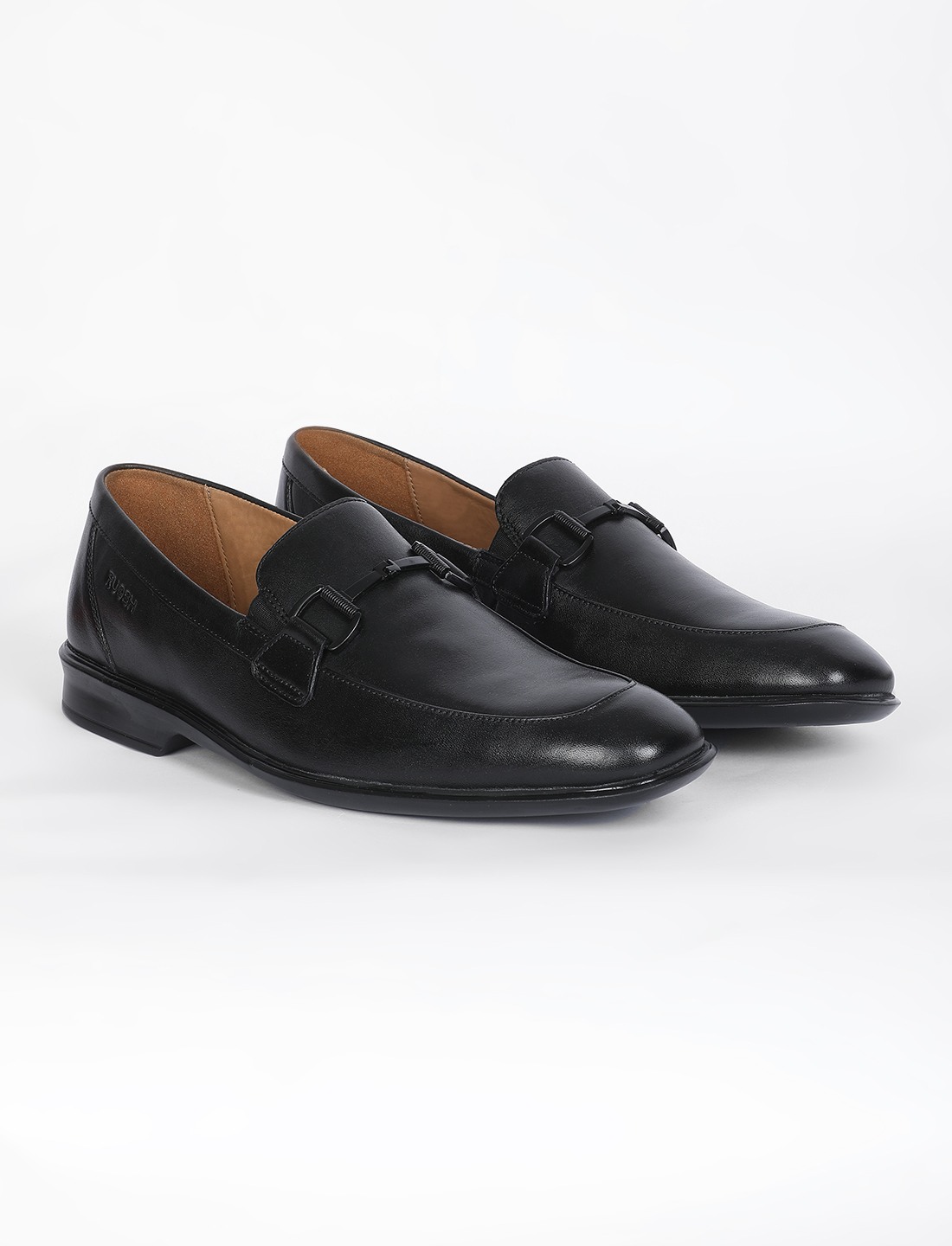 The Meson Black Men Formal Slip-On Ruosh