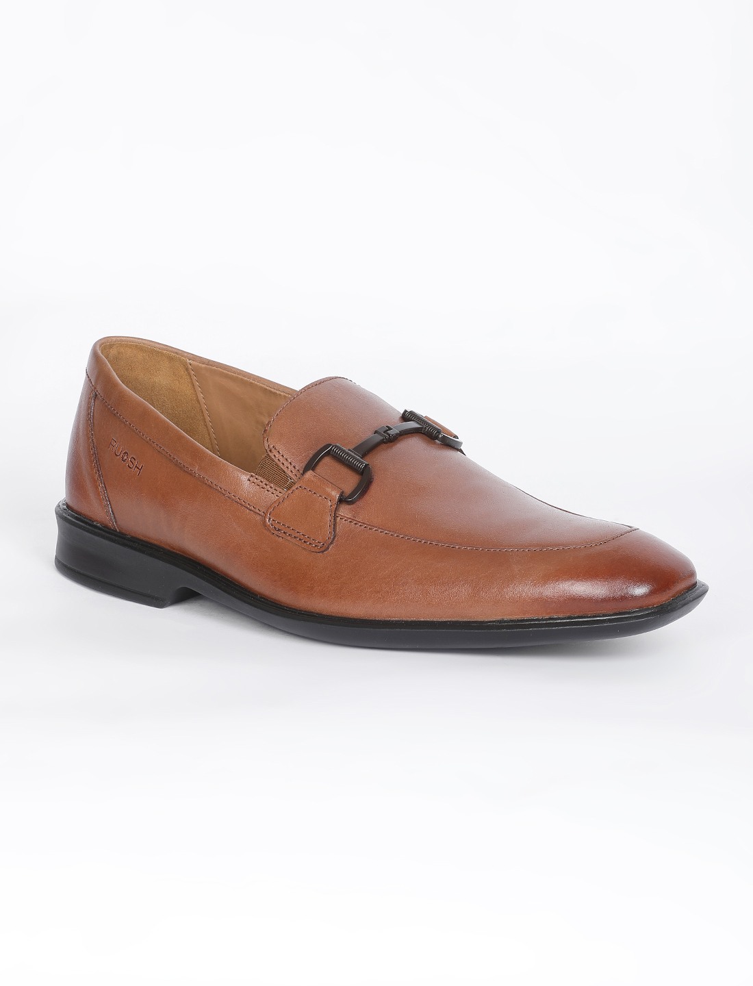 The Meson Dark Tan Men Formal Slip-On Ruosh