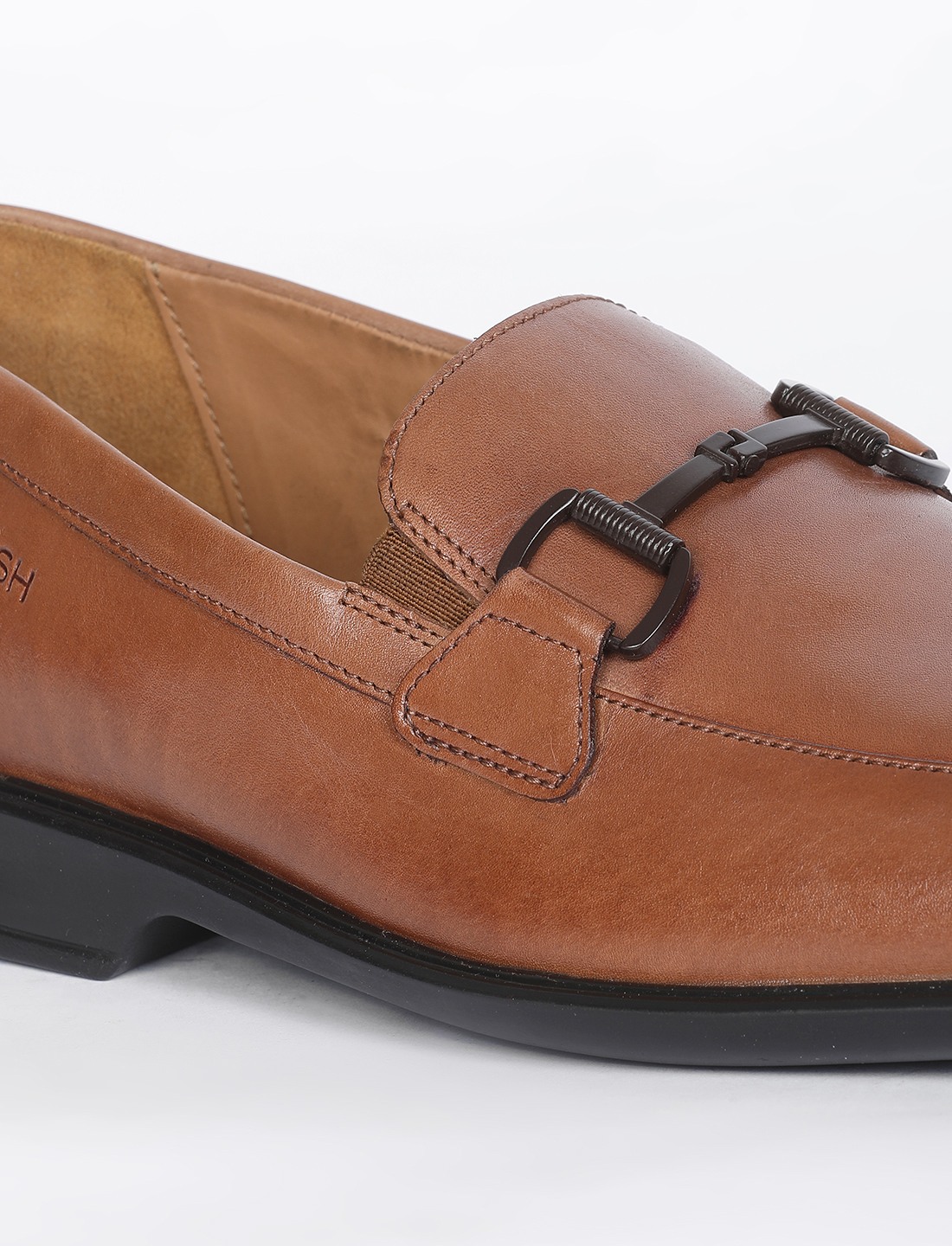 The Meson Dark Tan Men Formal Slip-On Ruosh