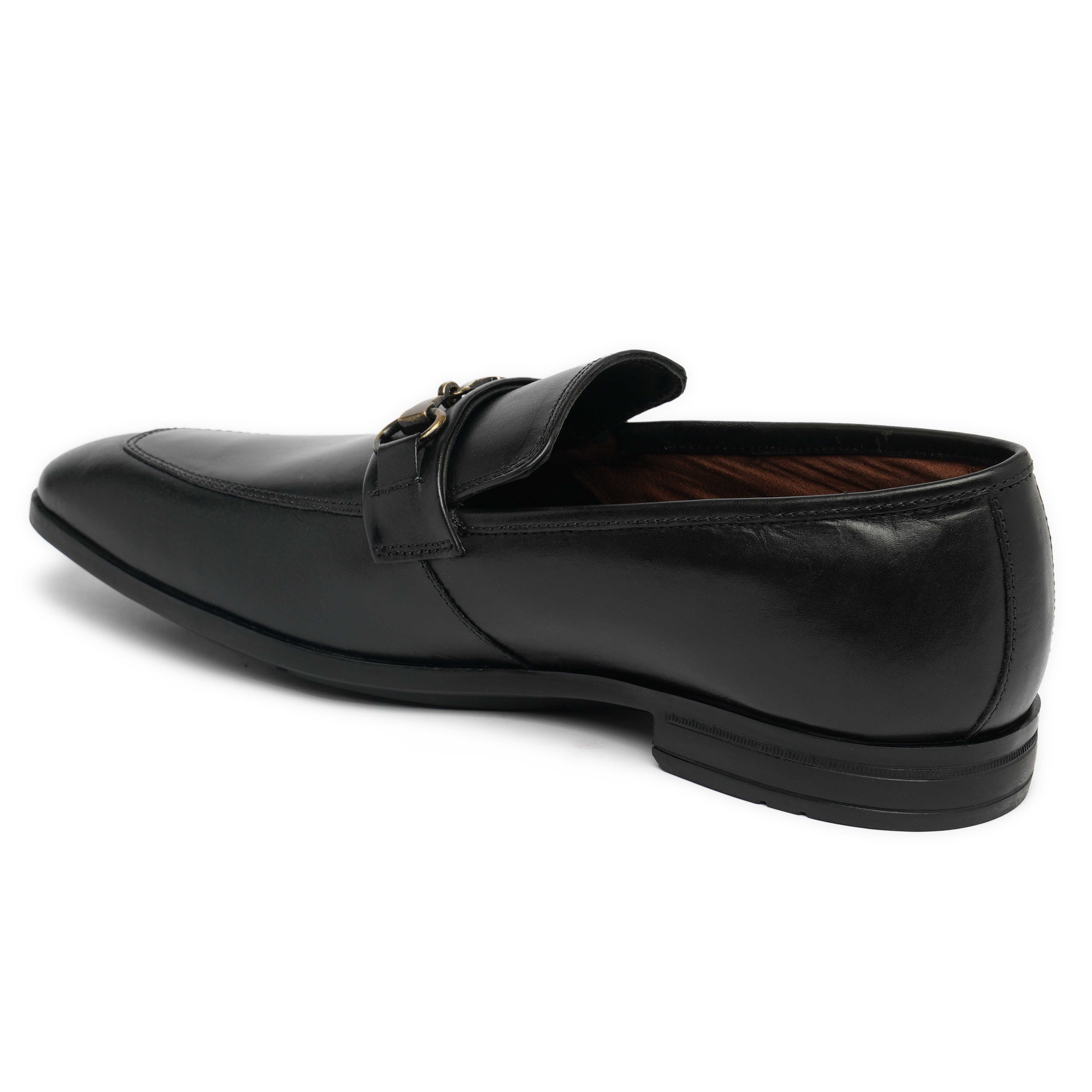 The Cameroon Ruosh Men Black Formal Slip-On
