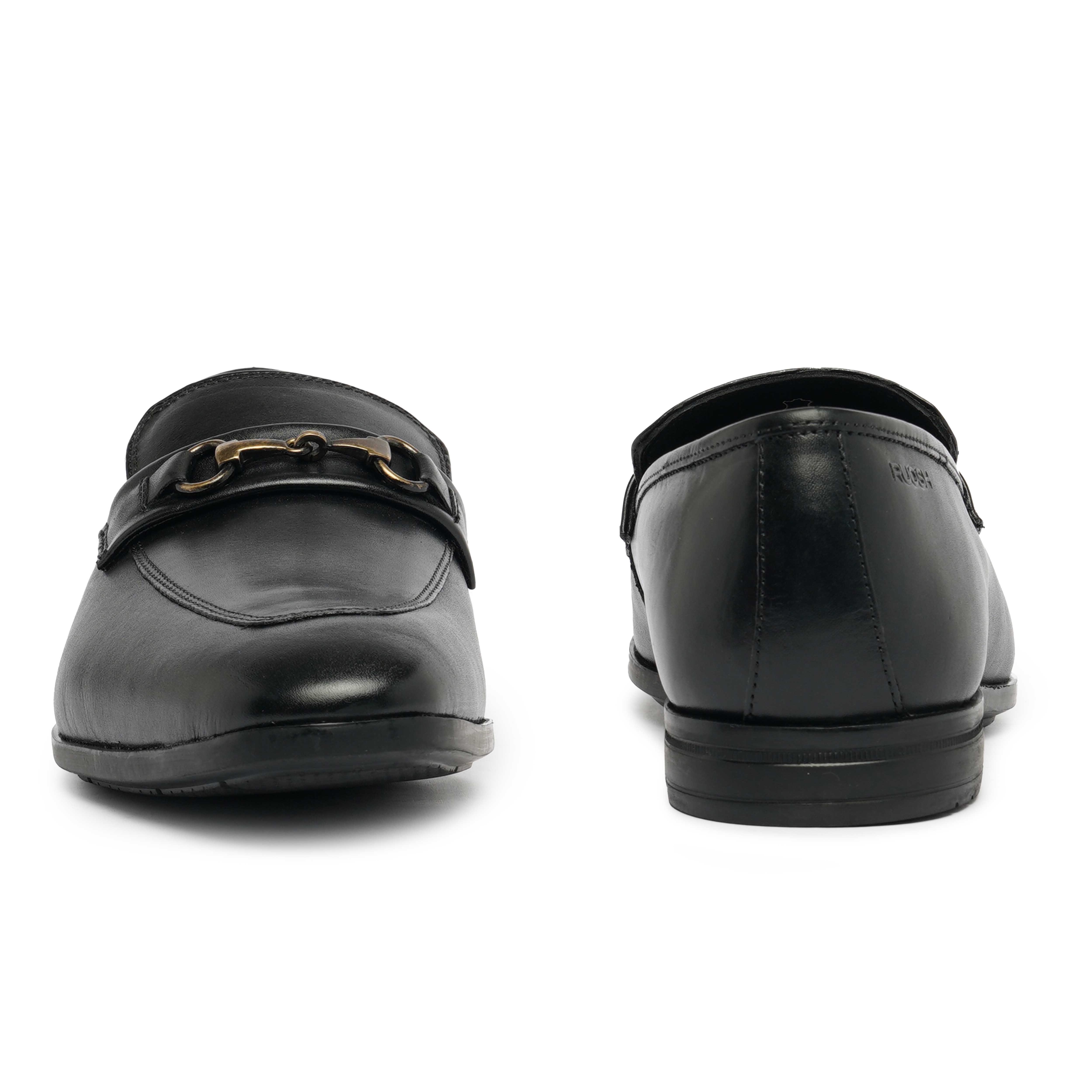 The Cameroon Ruosh Men Black Formal Slip-On