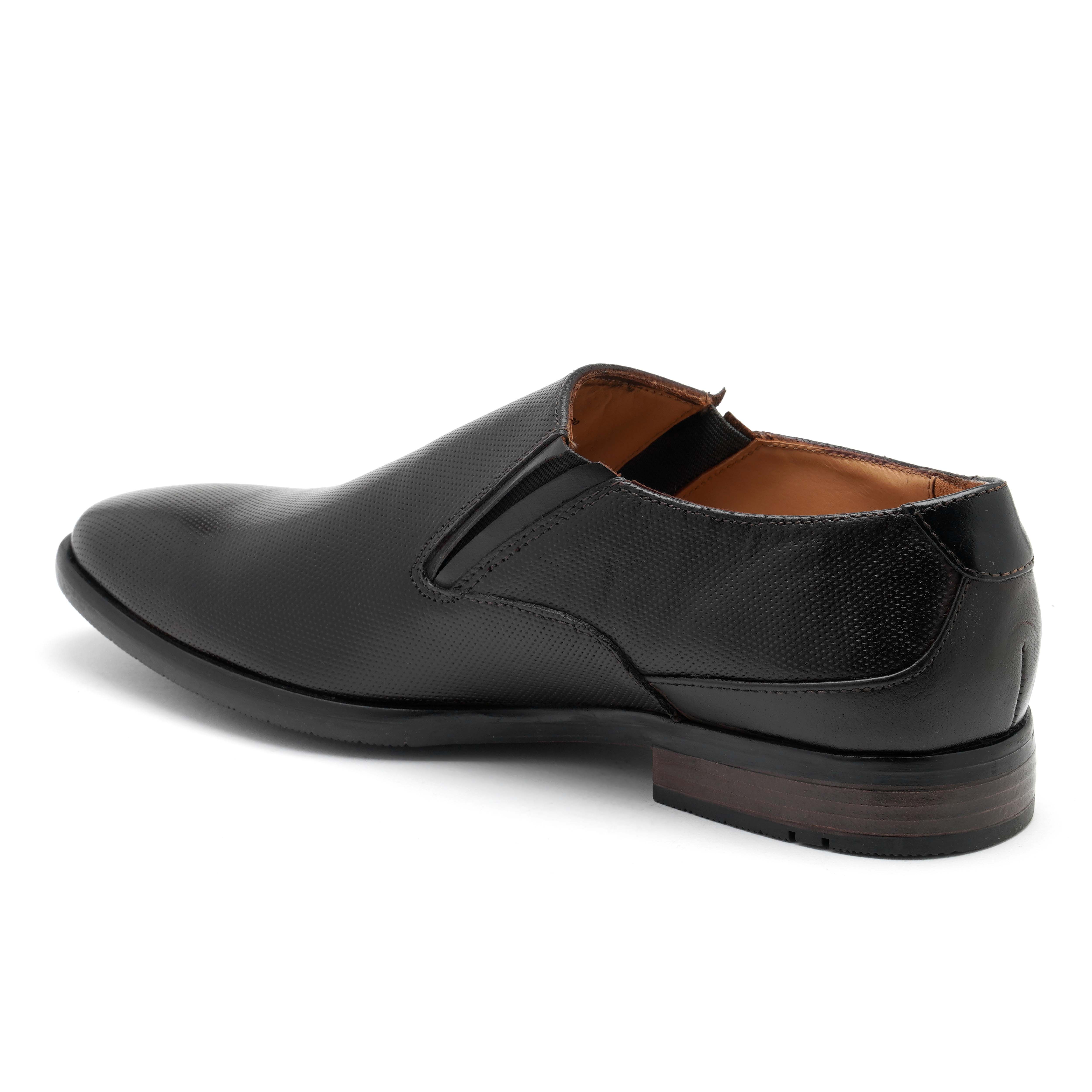 The Newyork Ruosh Men Brown Formal Slip-On