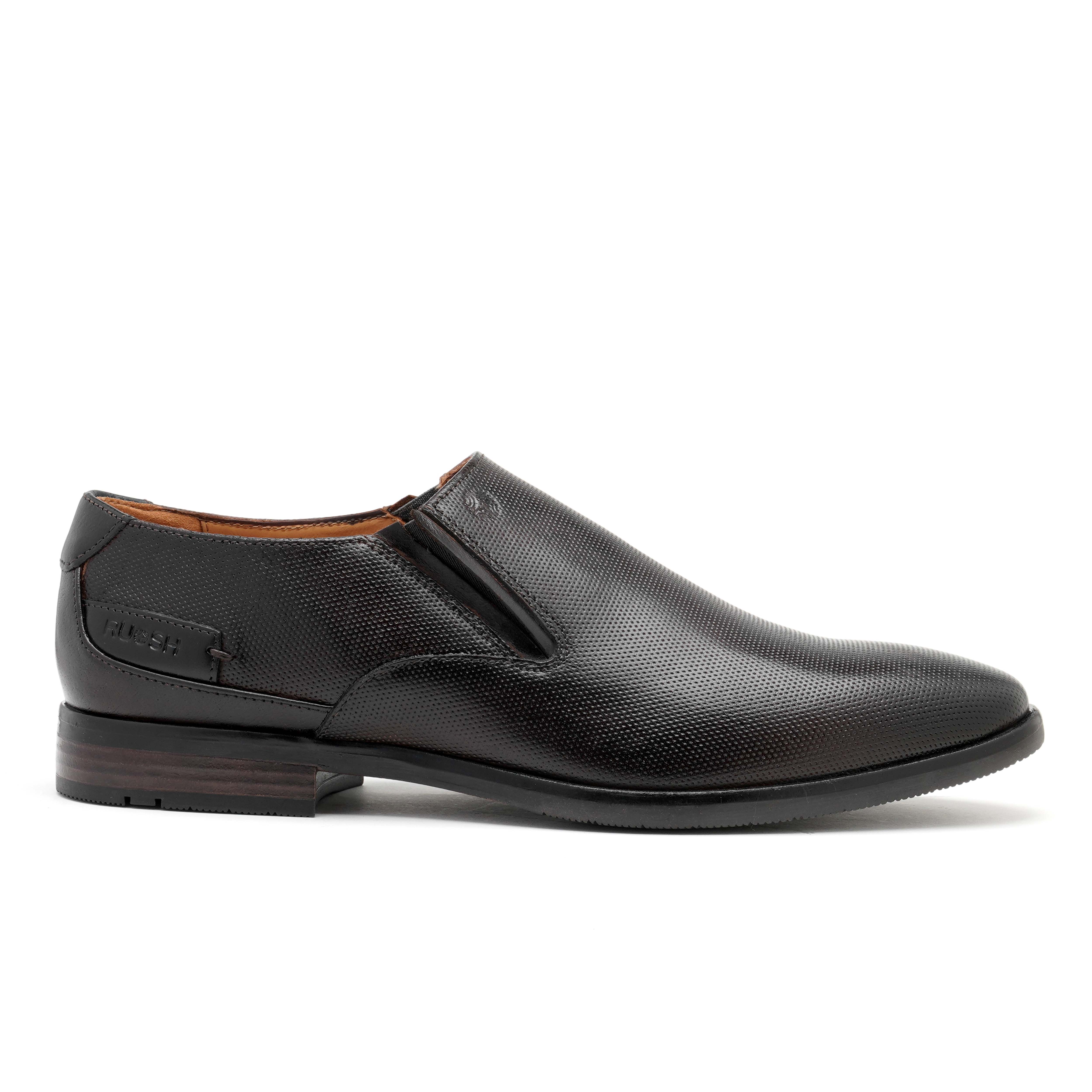 The Newyork Ruosh Men Brown Formal Slip-On