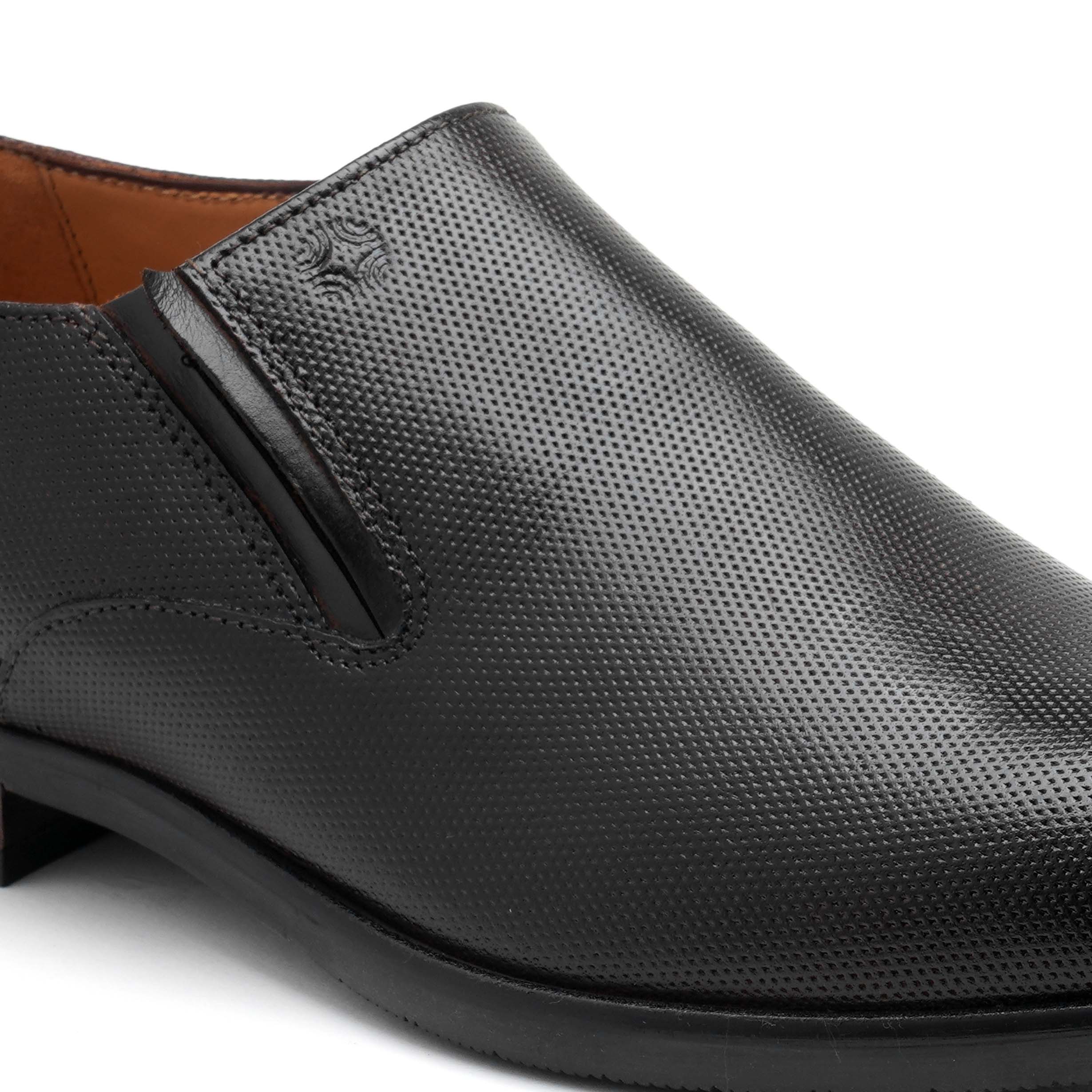 The Newyork Ruosh Men Brown Formal Slip-On