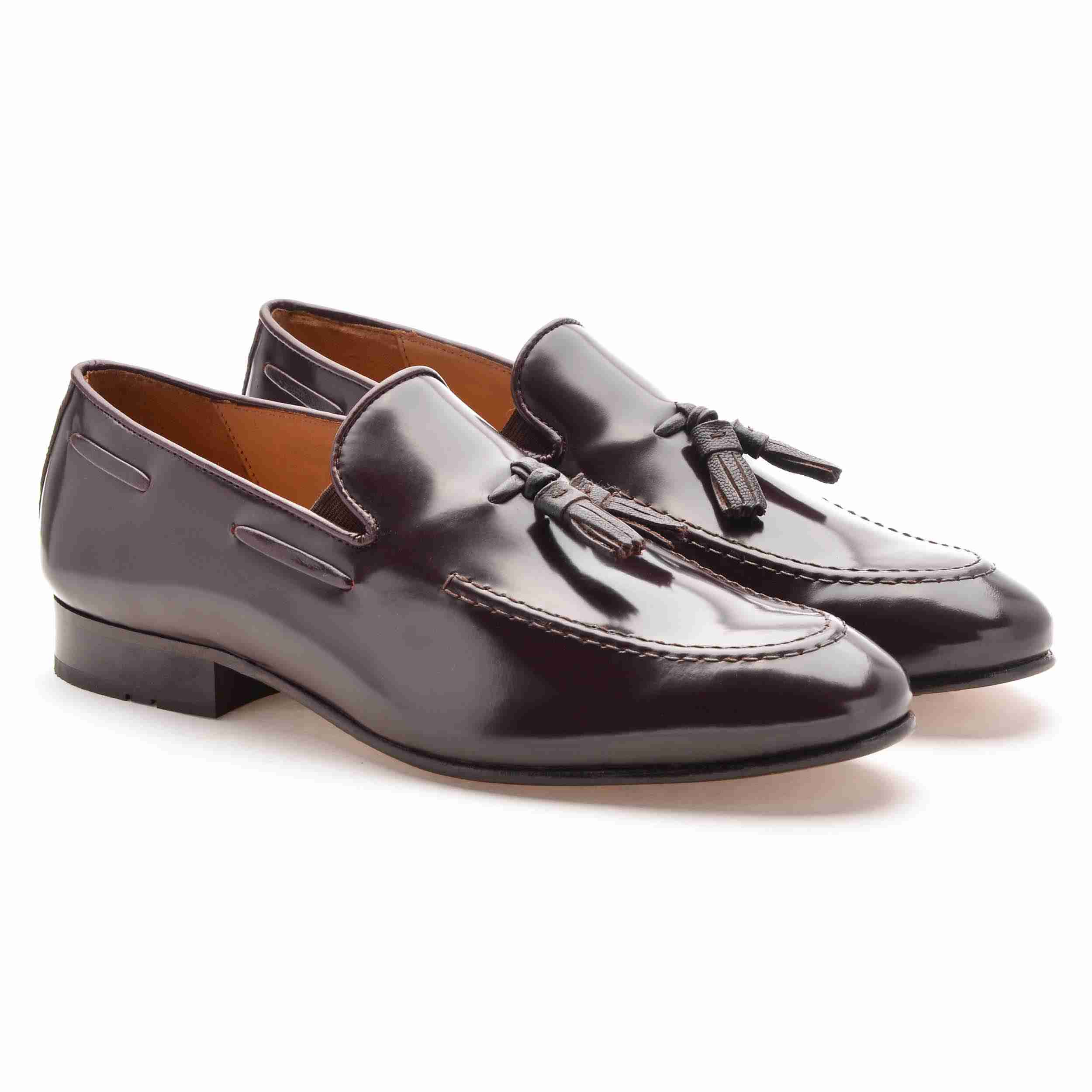 The Tivoli Ruosh Men Red Tasseled Loafer