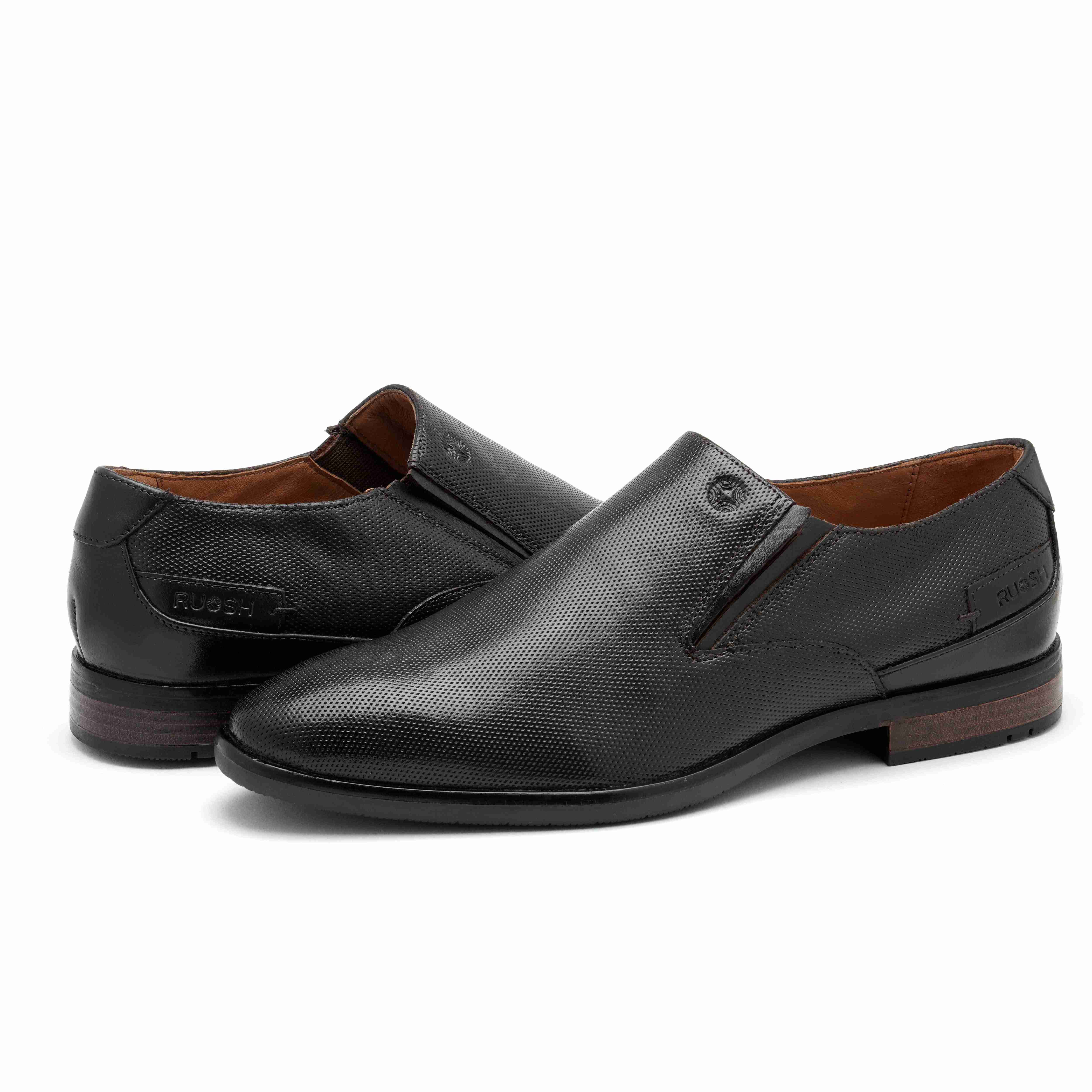 The Newyork Ruosh Men Brown Formal Slip-On