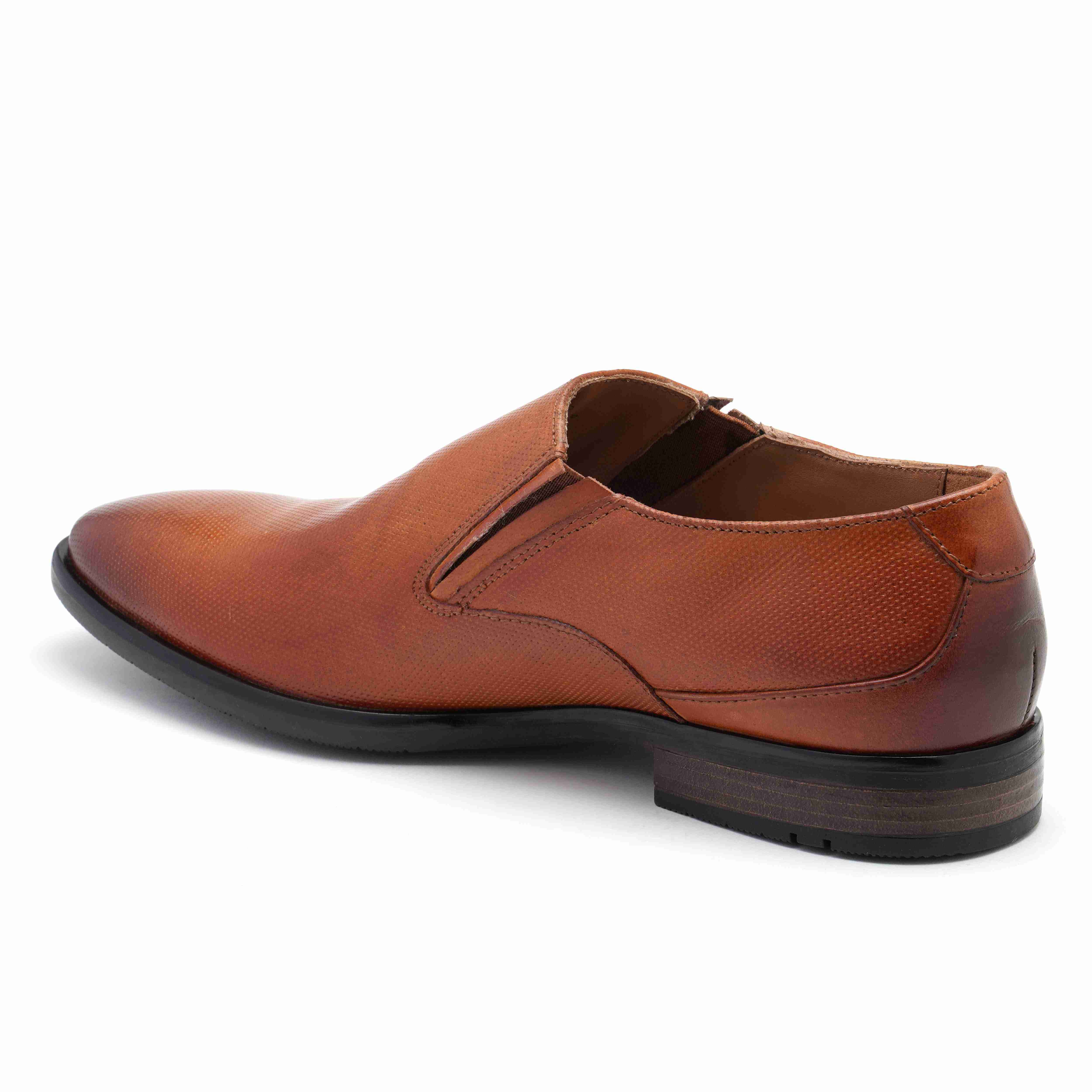 The Newyork Ruosh Men Tan Formal Slip-On