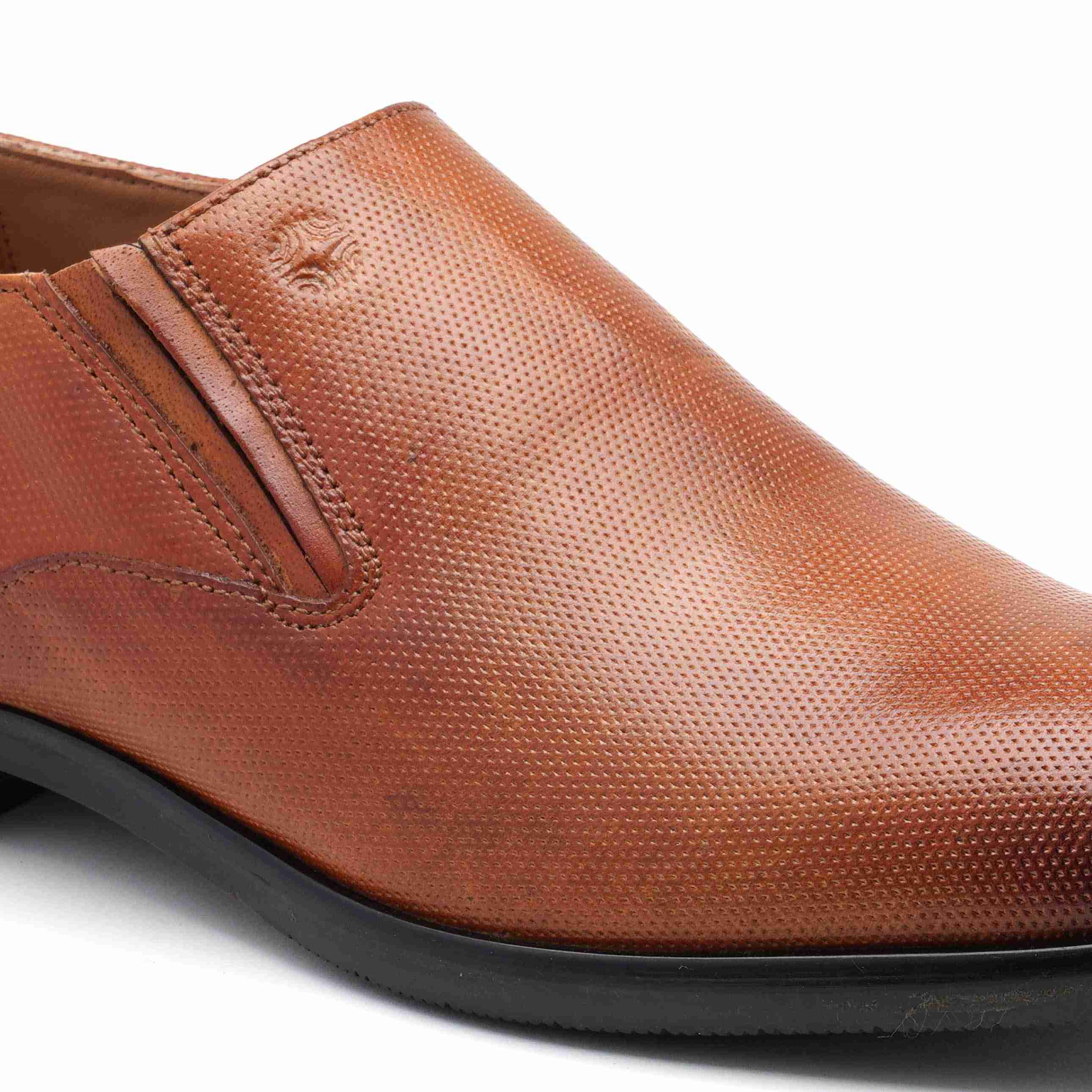 The Newyork Ruosh Men Tan Formal Slip-On