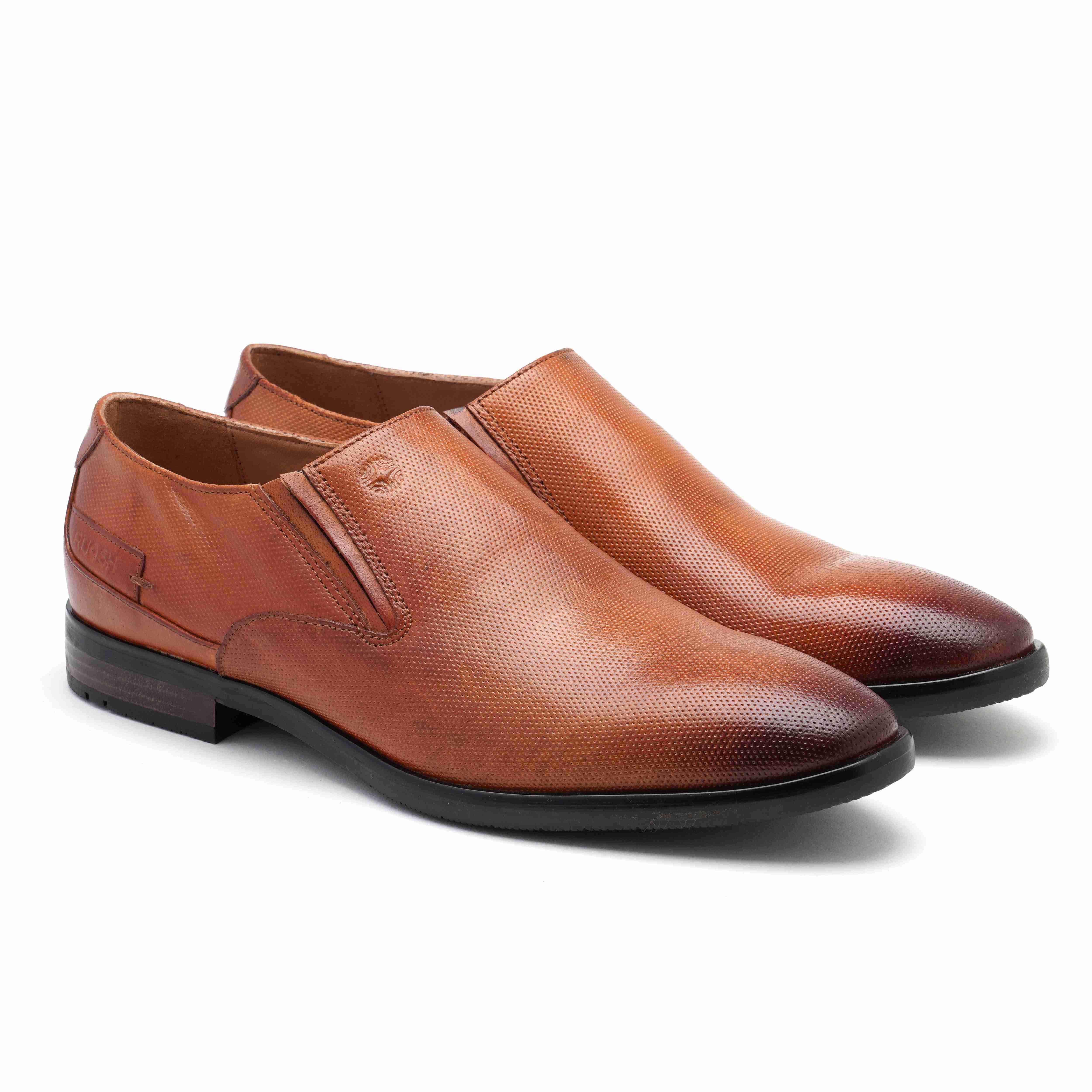 The Newyork Ruosh Men Tan Formal Slip-On