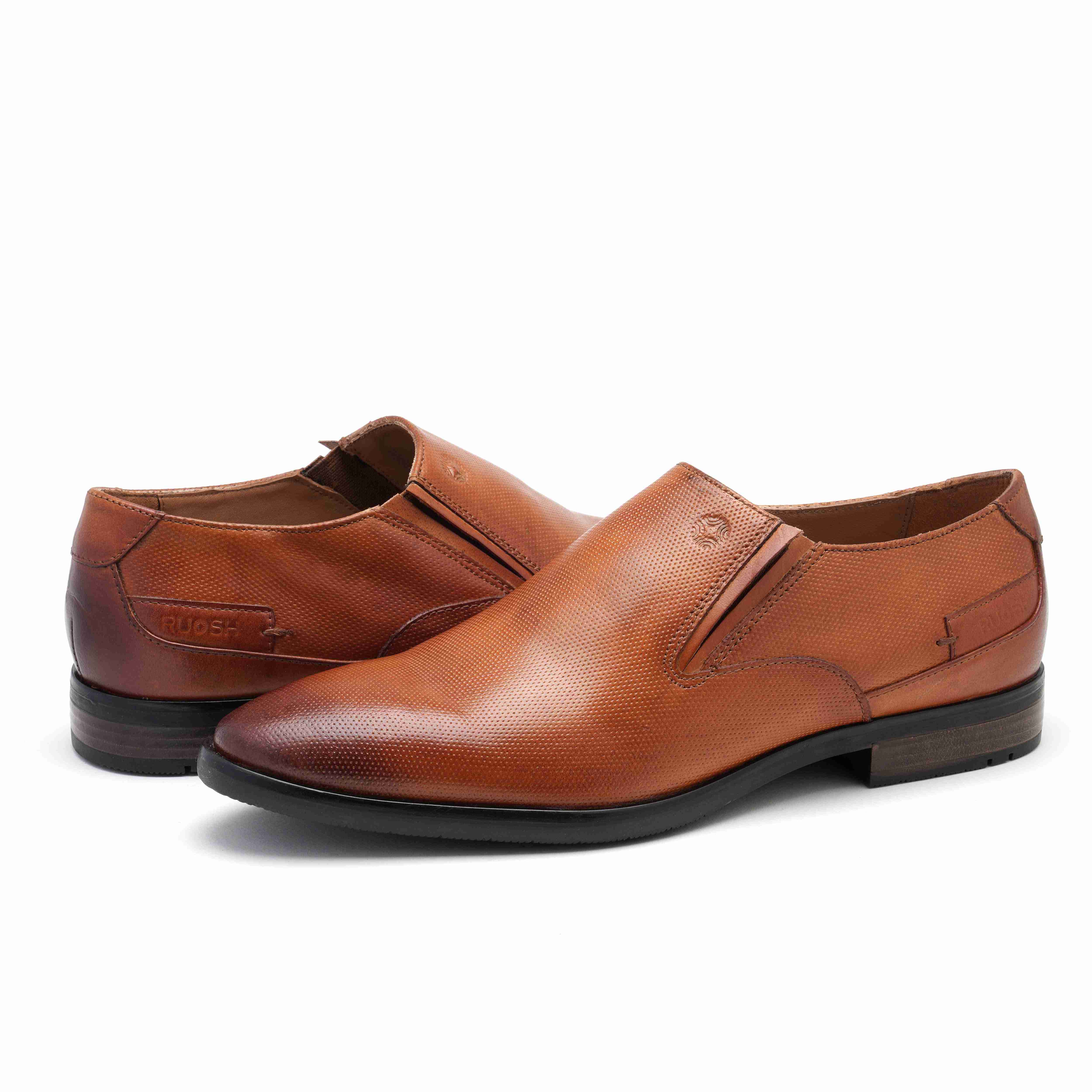 The Newyork Ruosh Men Tan Formal Slip-On