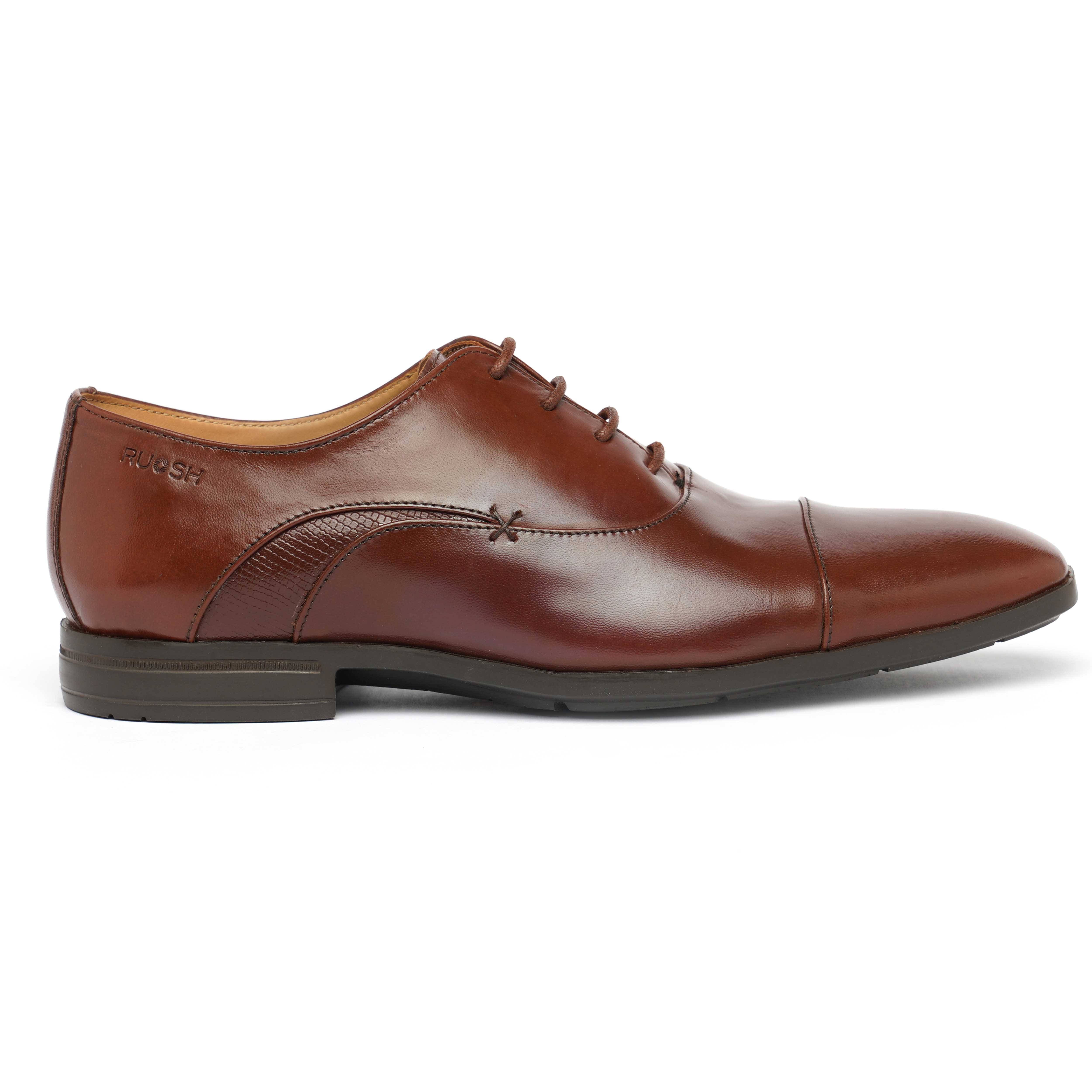 The Cameroon Ruosh Men Tan Formal Lace-Up