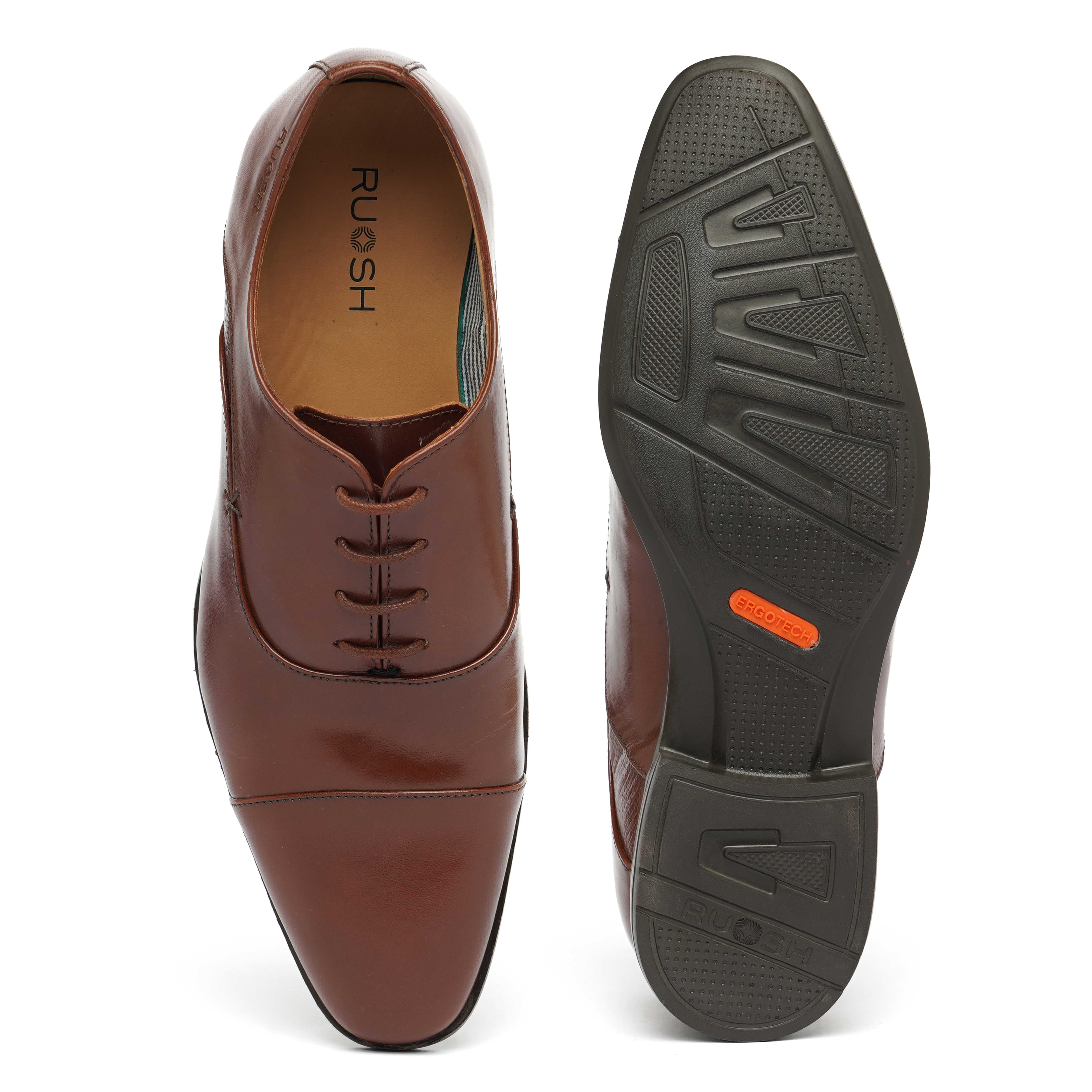 The Cameroon Ruosh Men Tan Formal Lace-Up