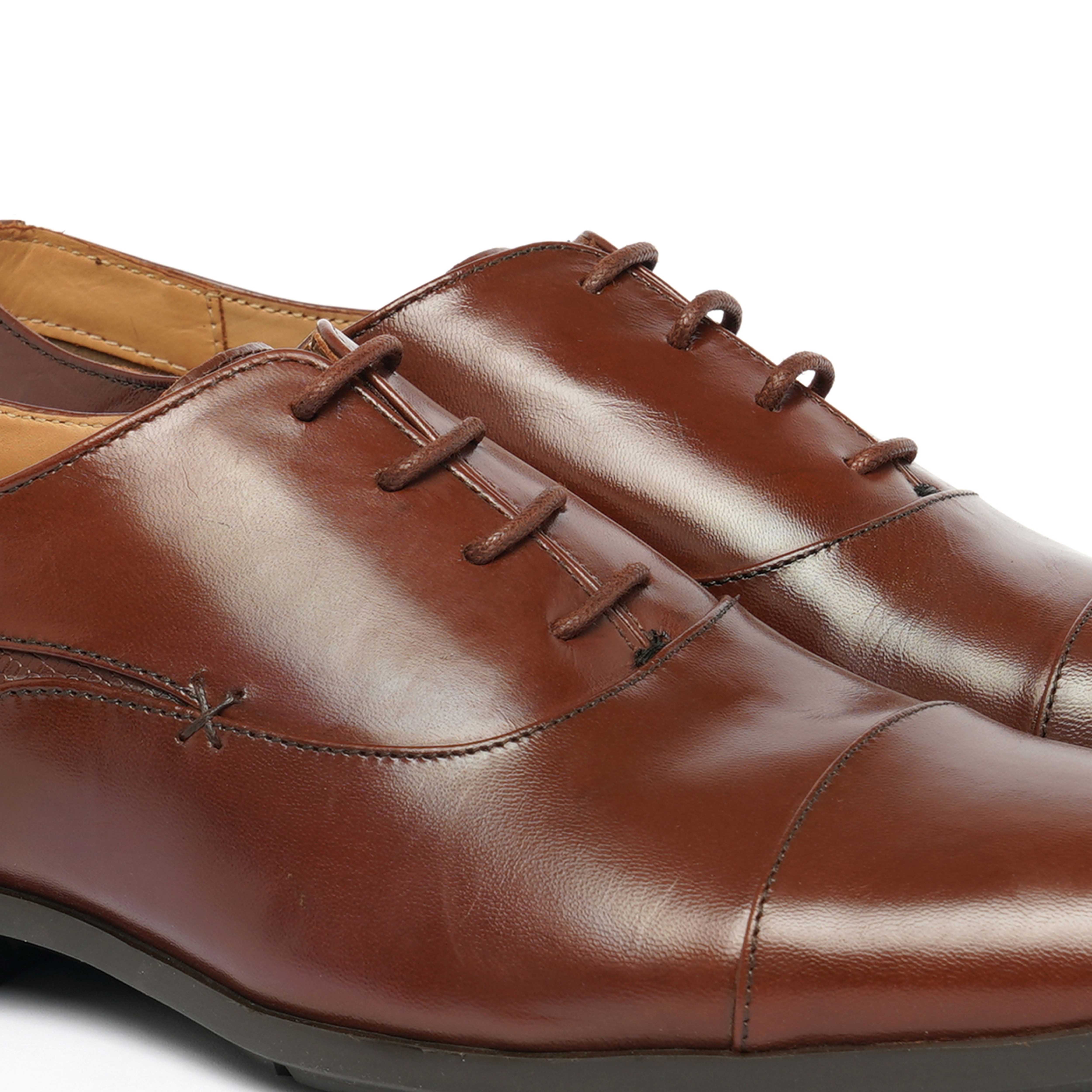 The Cameroon Ruosh Men Tan Formal Lace-Up