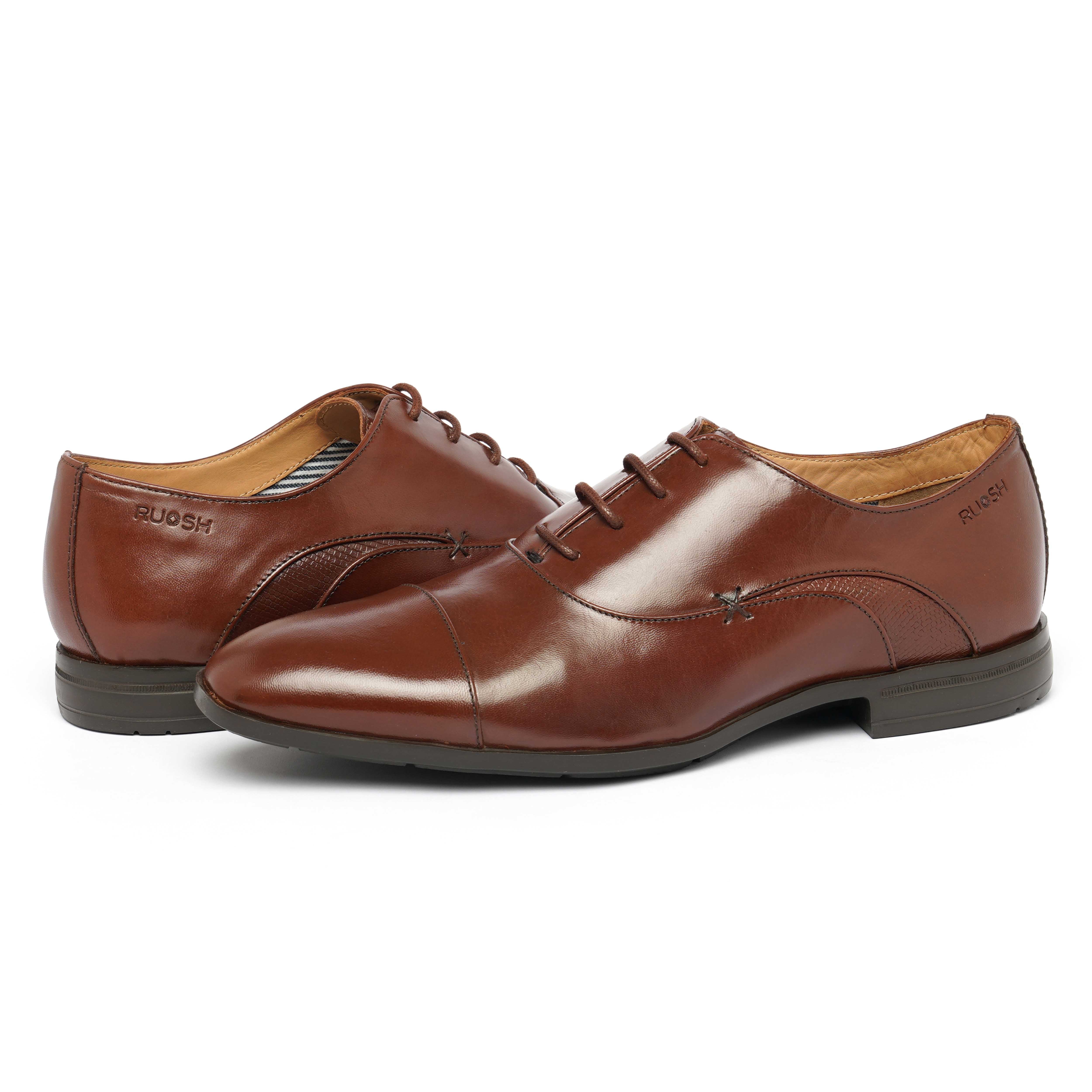 The Cameroon Ruosh Men Tan Formal Lace-Up